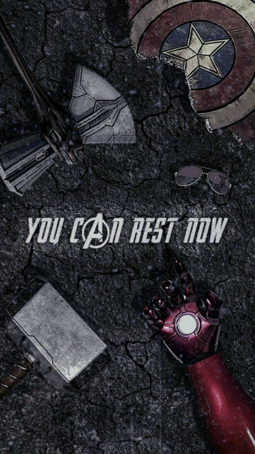 You can rest now, iPhone wallpaper, Captain America, Iron Man, Thor, phone background, iPhone home screen, Avengers - Marvel, Avengers