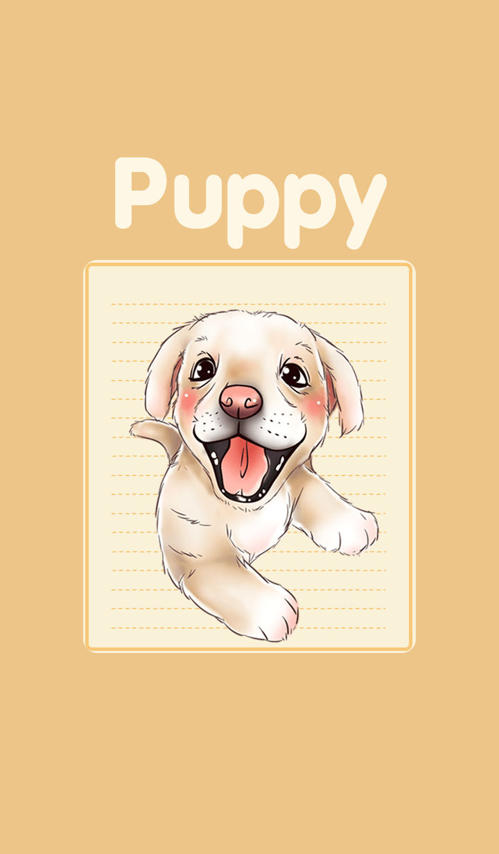 Puppy - a cute dog with the word on it - Dog, puppy