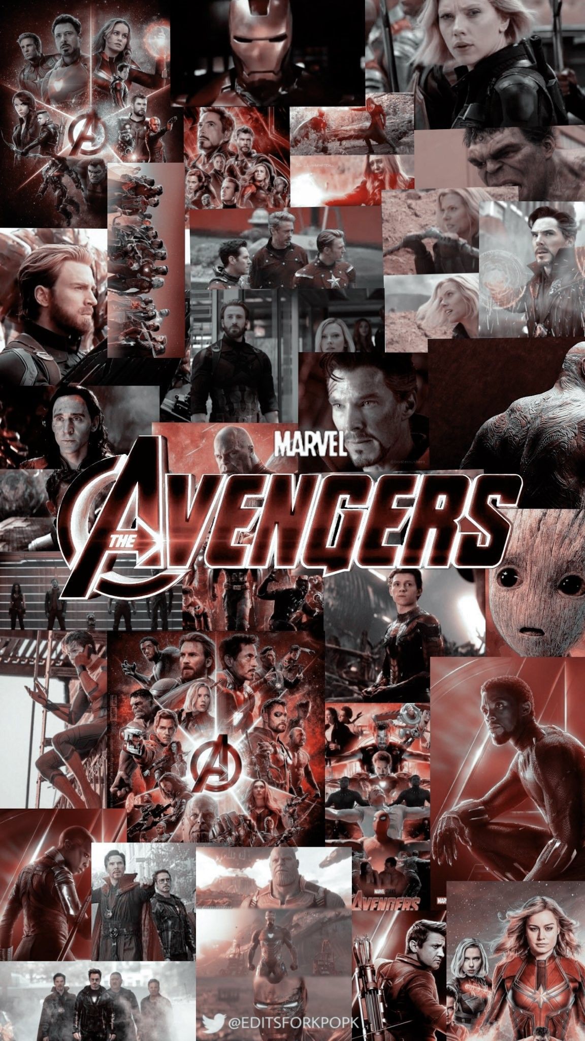 Marvel Collage Wallpaper
