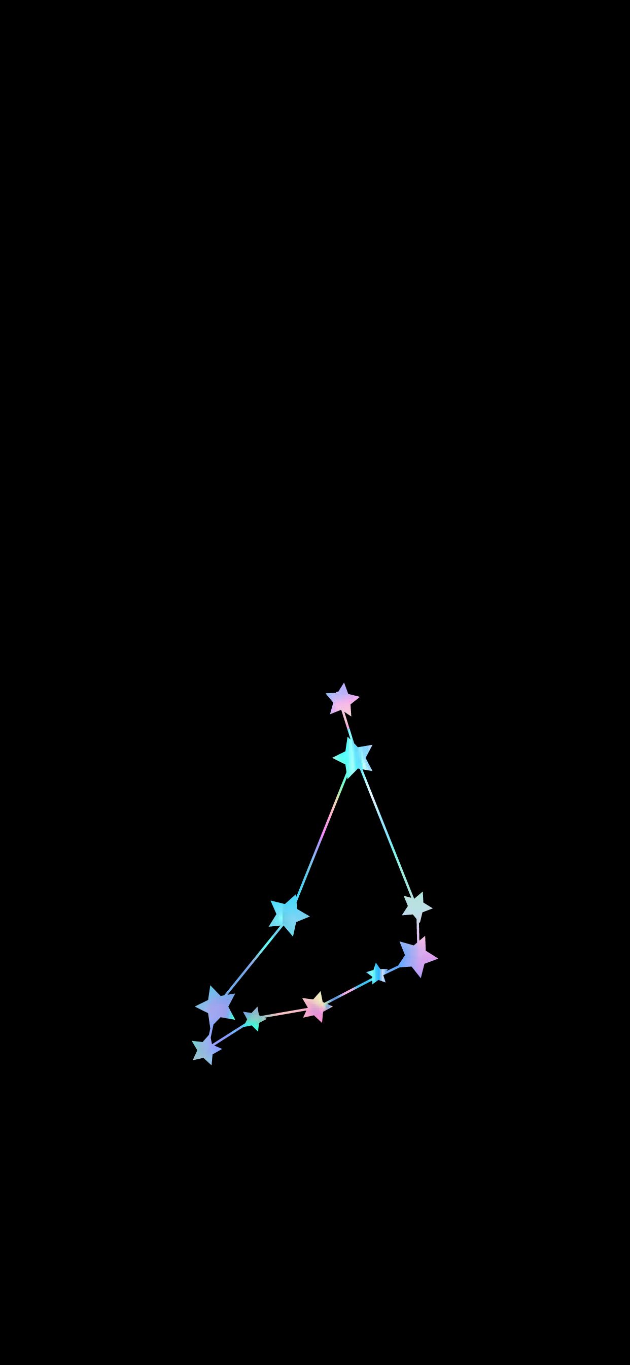 Capricorn Iridescent iPhone wallpaper. iPhone wallpaper stars, Capricorn aesthetic, iPhone wallpaper sky