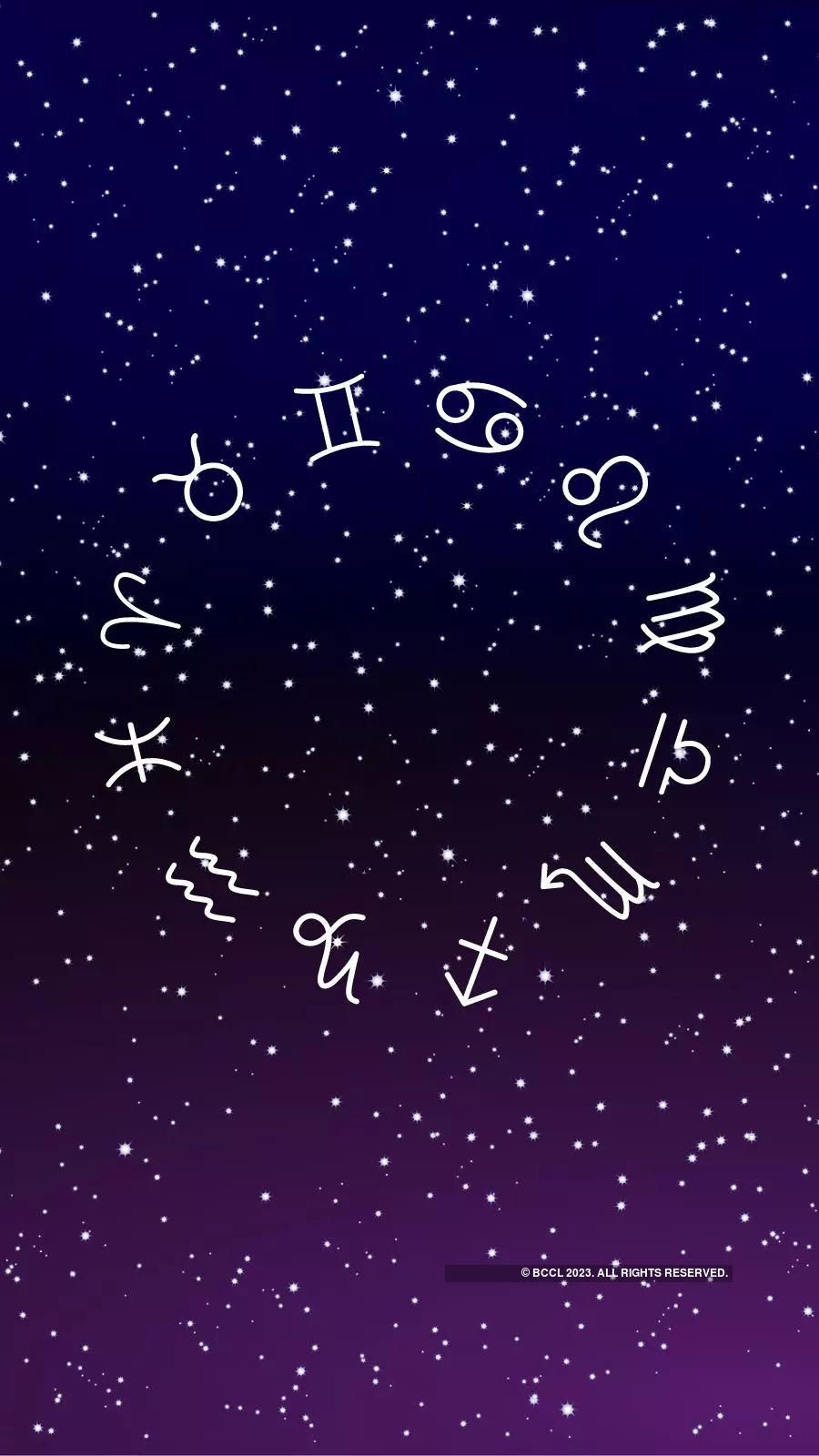 A circle of zodiac signs on the sky - Capricorn