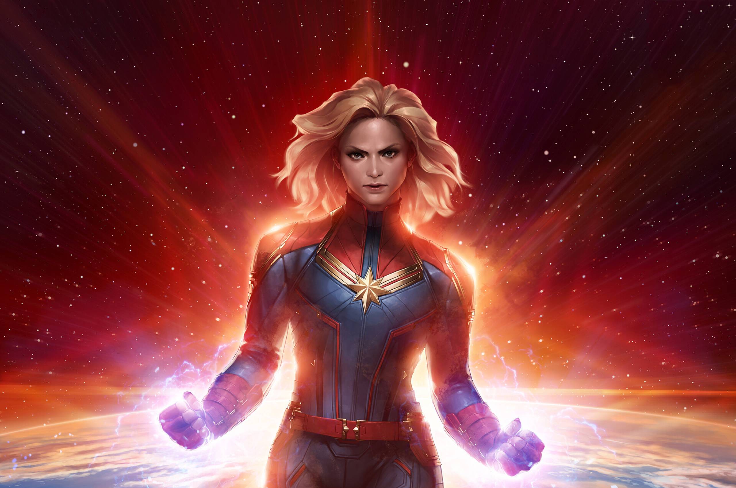 Marvel Future Fight Captain Marvel Chromebook Pixel Wallpaper, HD Games 4K Wallpaper, Image, Photo and Background