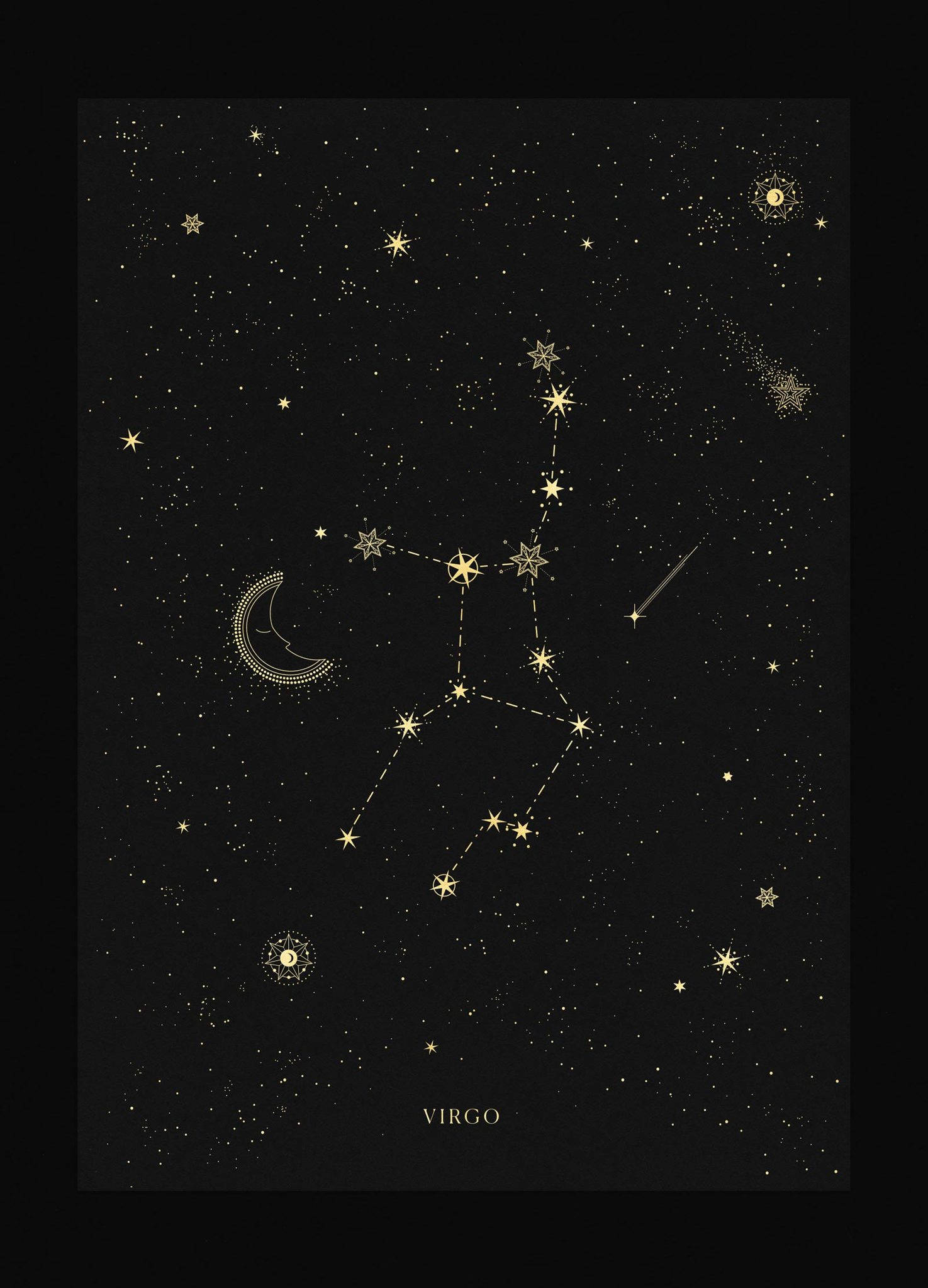 Download Magical Virgo Zodiac Constellation Wallpaper