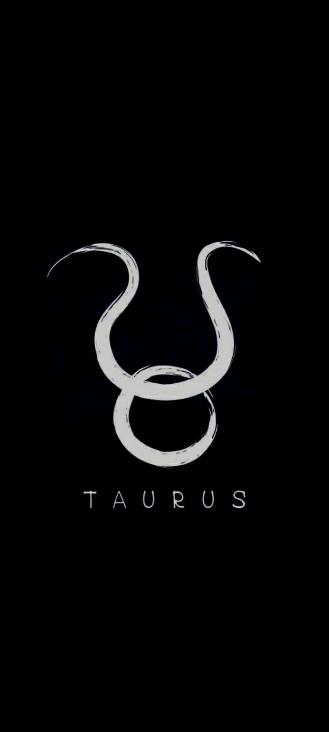 Download Taurus Gray Symbol Brush Wallpaper