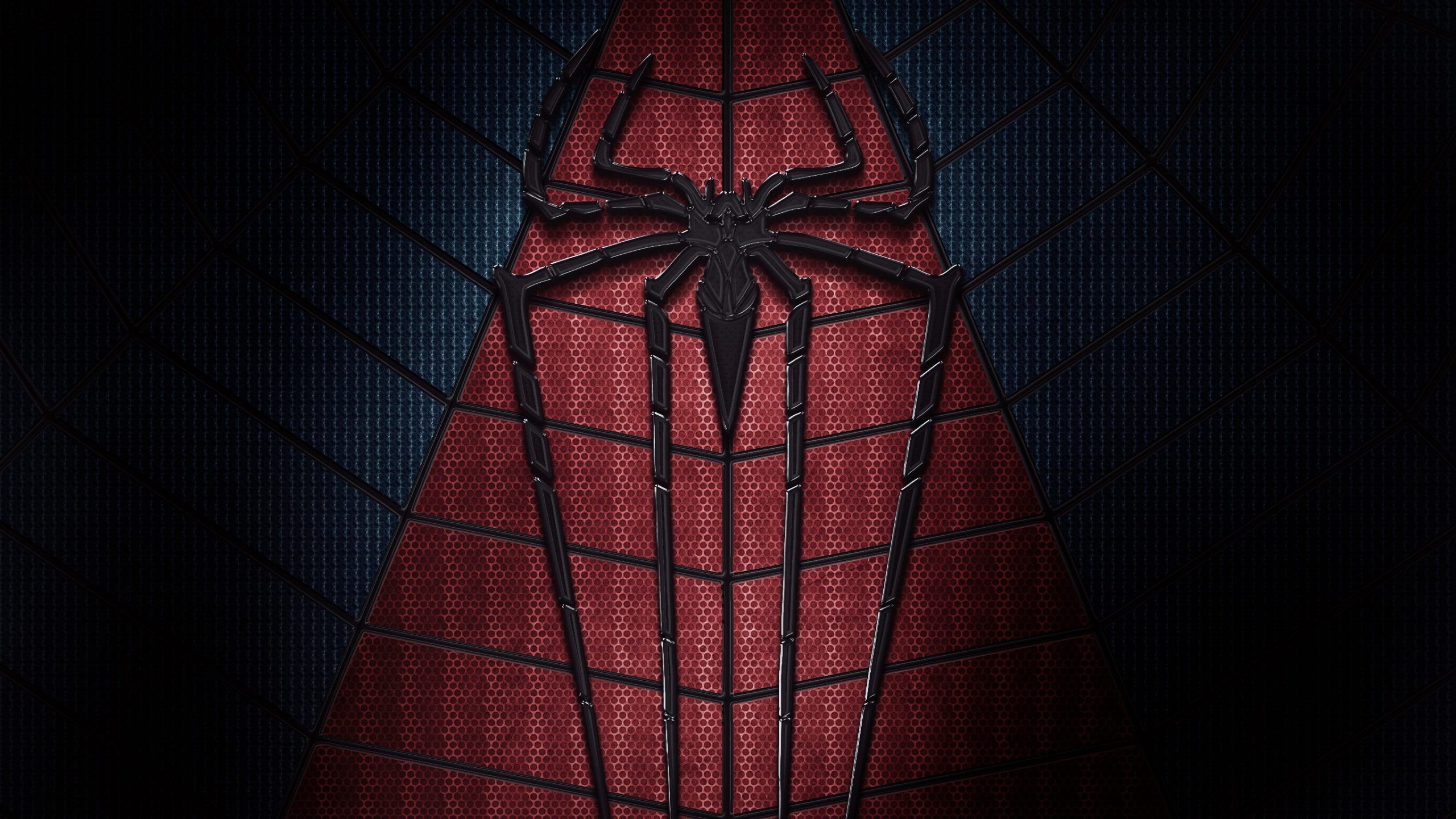 Spider Man Wallpaper, Marvel Comics, Superhero, Logo, Dark, Red