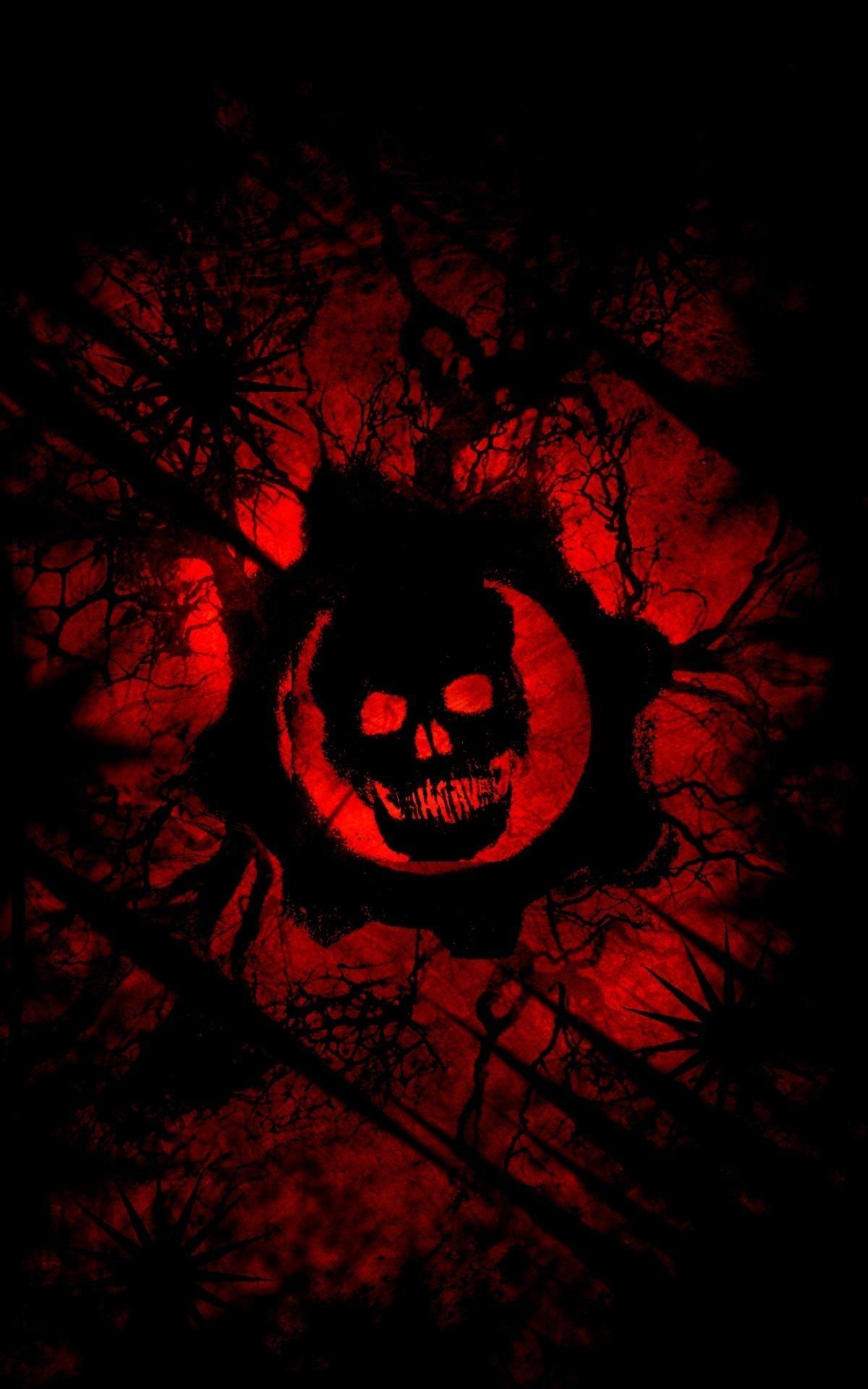 Gears of war wallpaper for android phone 2020 - wallpaper cave | all ... - Dark red, iPhone red