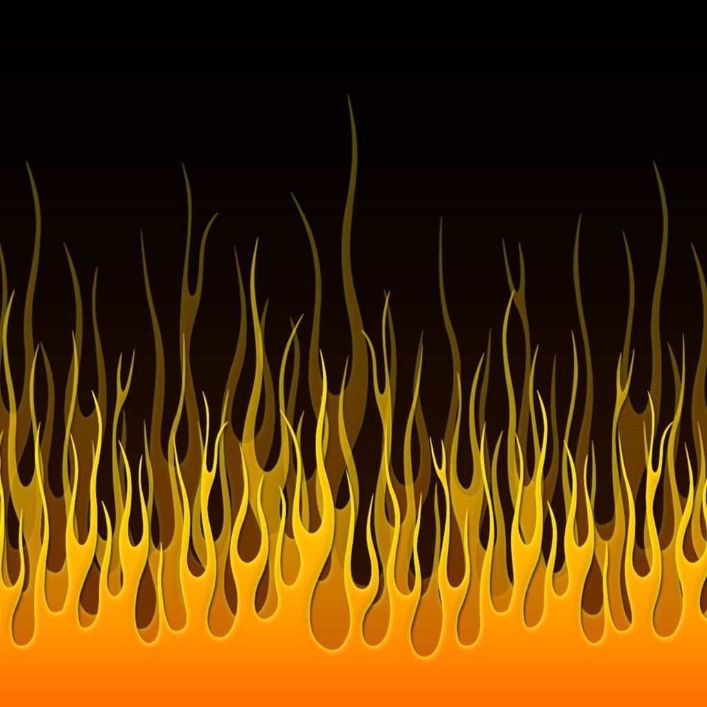 A fire background with flames and orange - Fire, flames