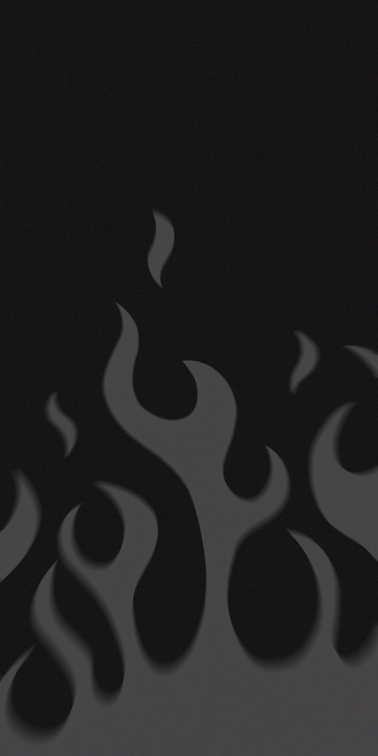 A black background with flames on it - Fire, flames