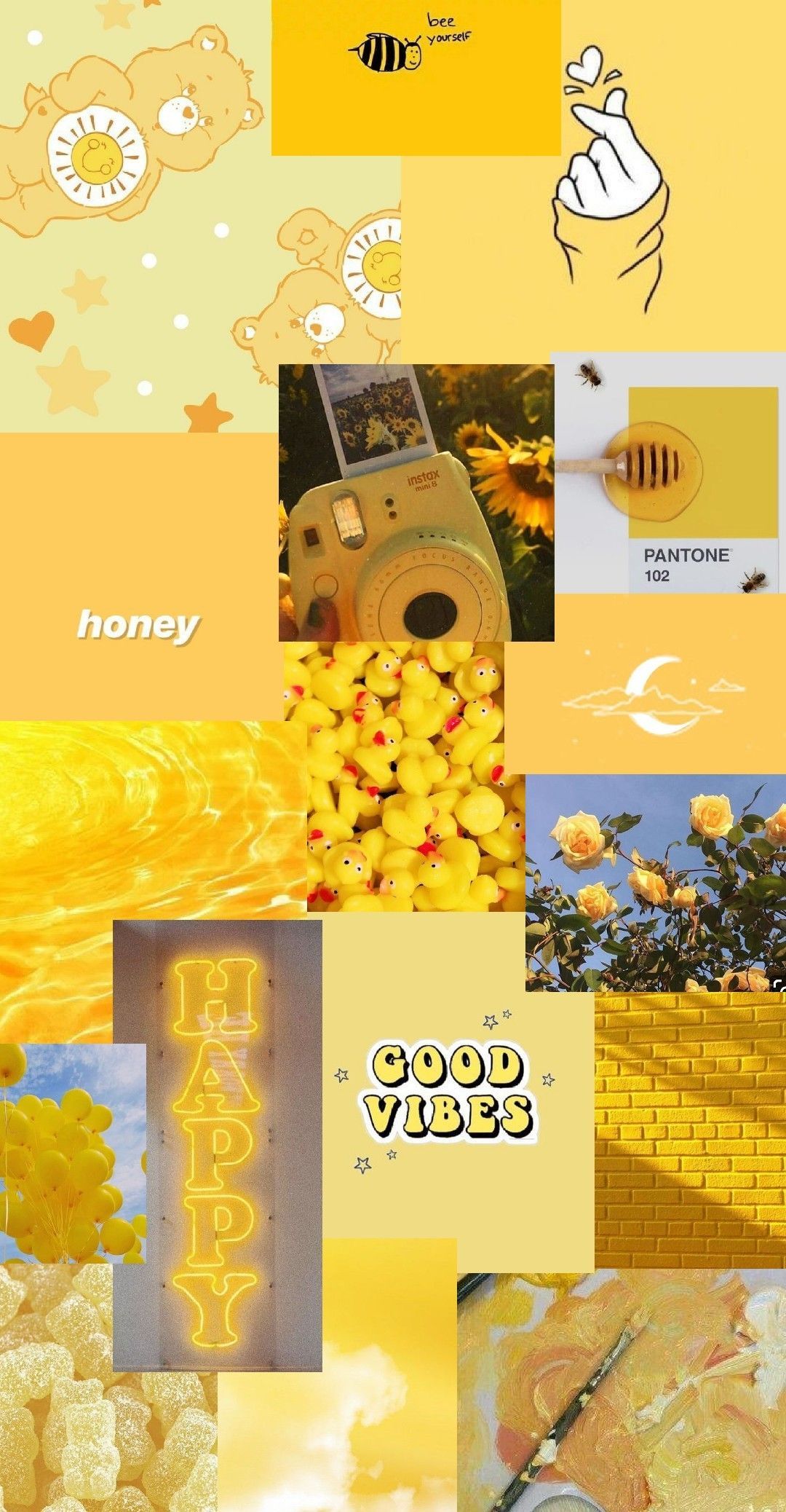 Yellow aesthetic wallpaper. iPhone wallpaper yellow, Cute wallpaper background, iPhone wallpaper themes