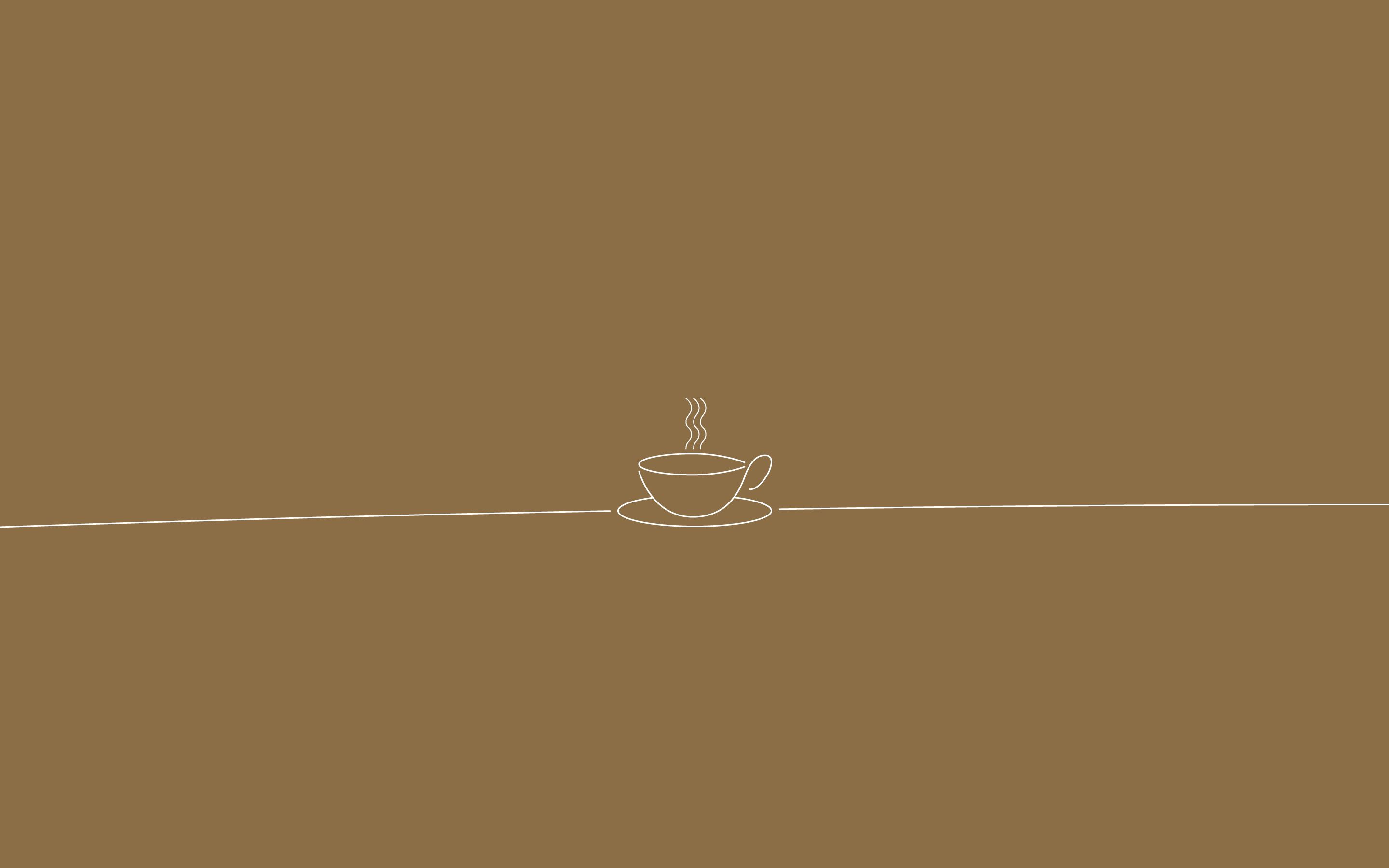A coffee cup on the table - Coffee, minimalist