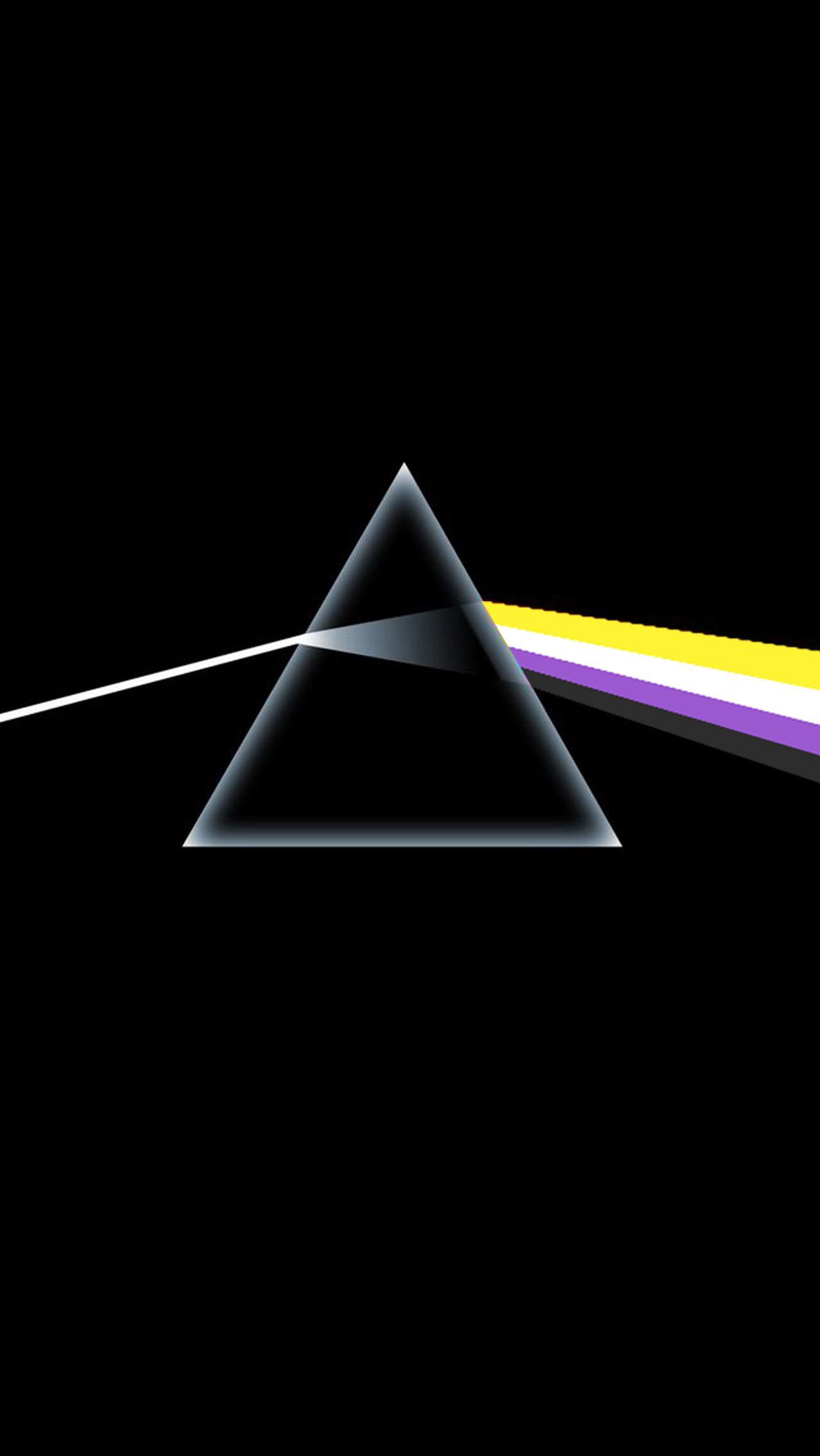 Dark Side of the Moon iPhone wallpaper - Non binary