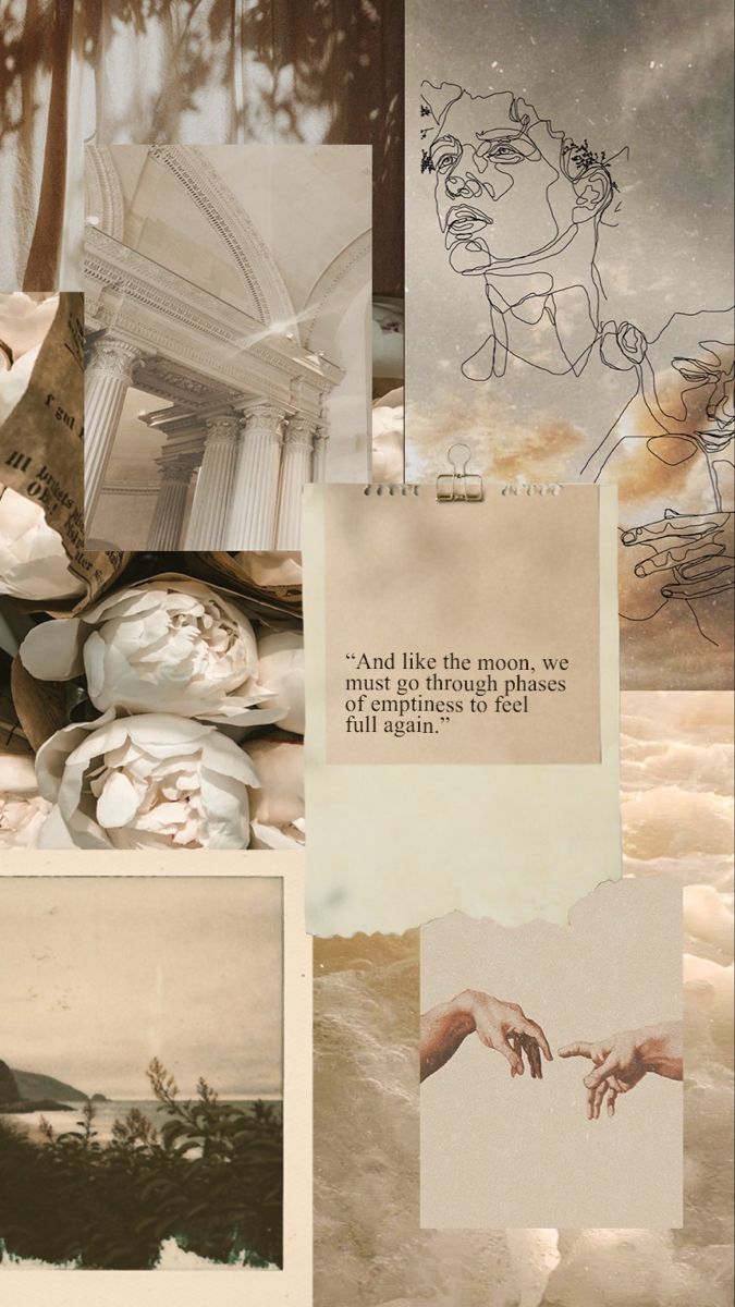 A collage of pictures with some text - Cream