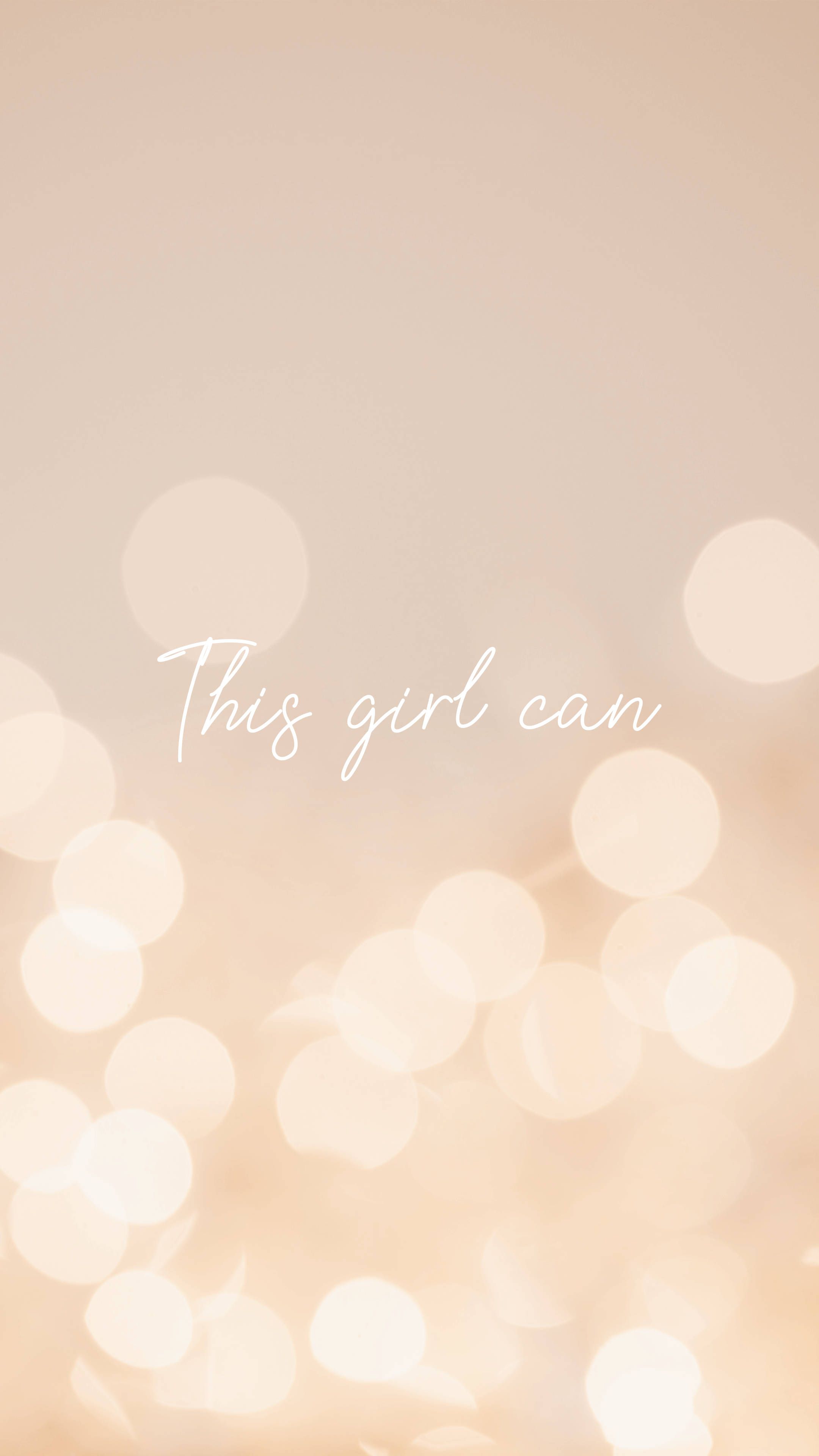 Download This Girl Can Cream Aesthetic Wallpaper