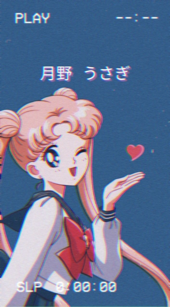 Sailor moon aesthetic wallpaper background phone background phone screensaver aesthetic background aesthetic wallpaper aesthetic phone screensaver - 80s, Sailor Moon, VHS, Sailor Mars