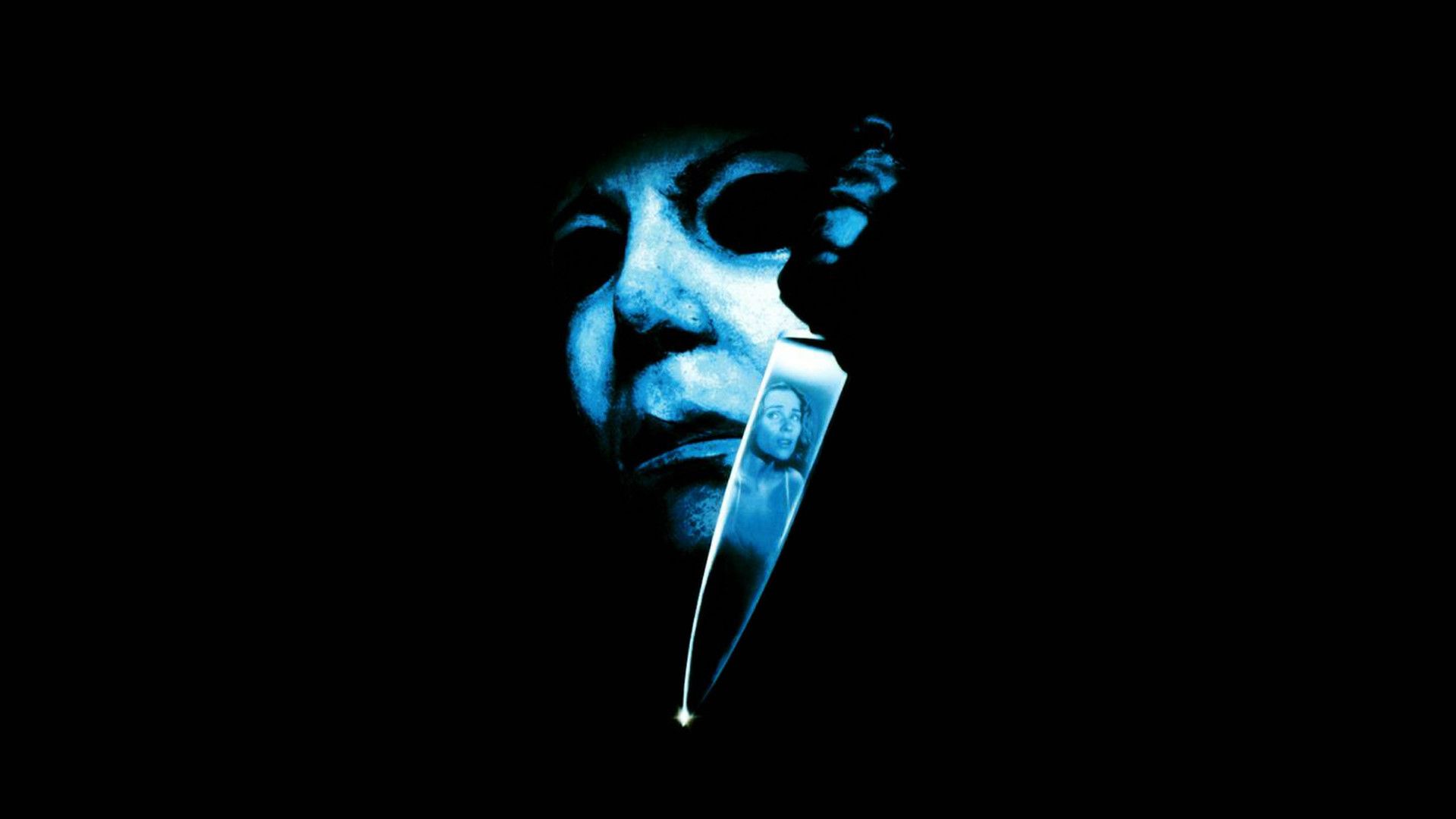 Halloween 2018 movie poster with Michael Myers holding a knife - Horror