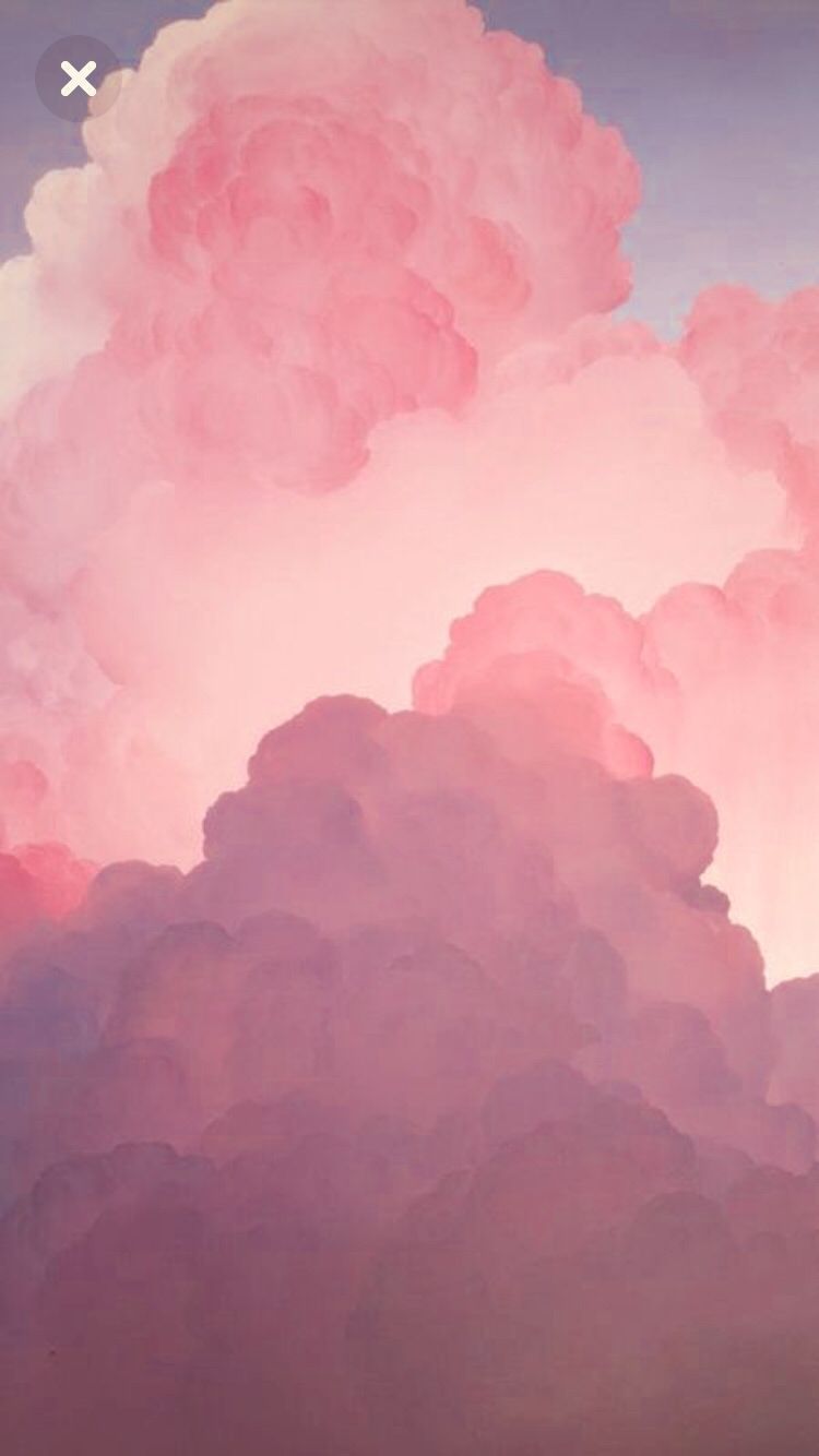 Clouds are pink and purple - Sky