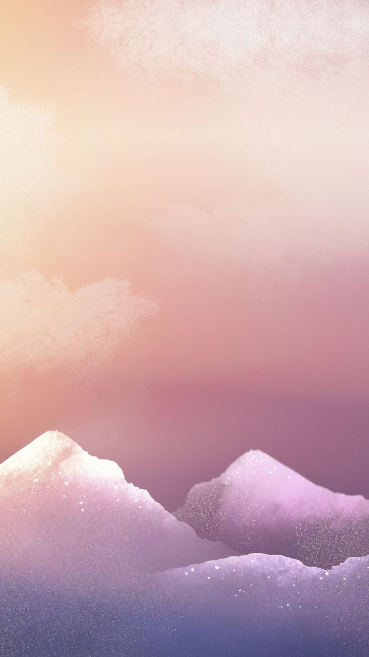Purple aesthetic sky phone wallpaper