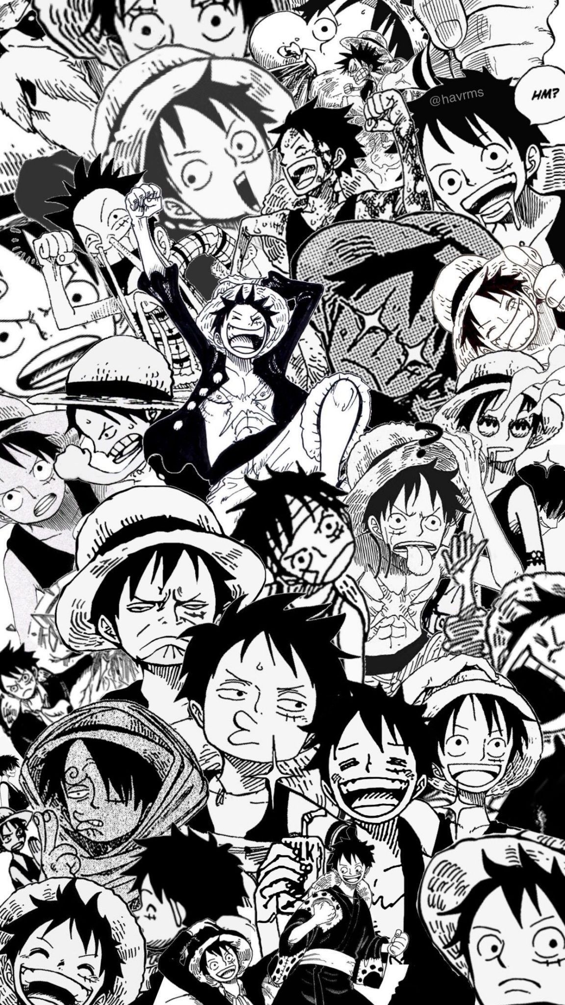 One Piece Black Aesthetic Wallpaper