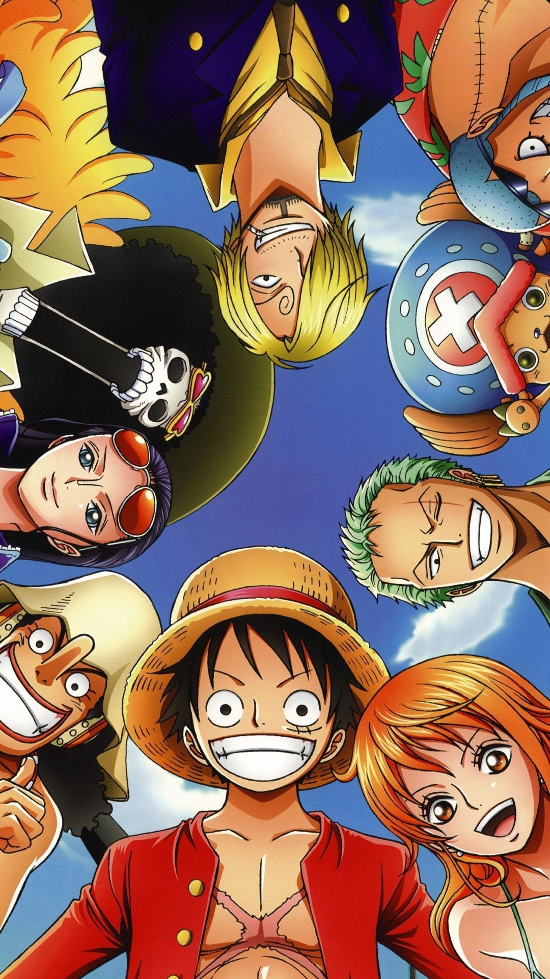 One piece anime characters in a circle - One Piece