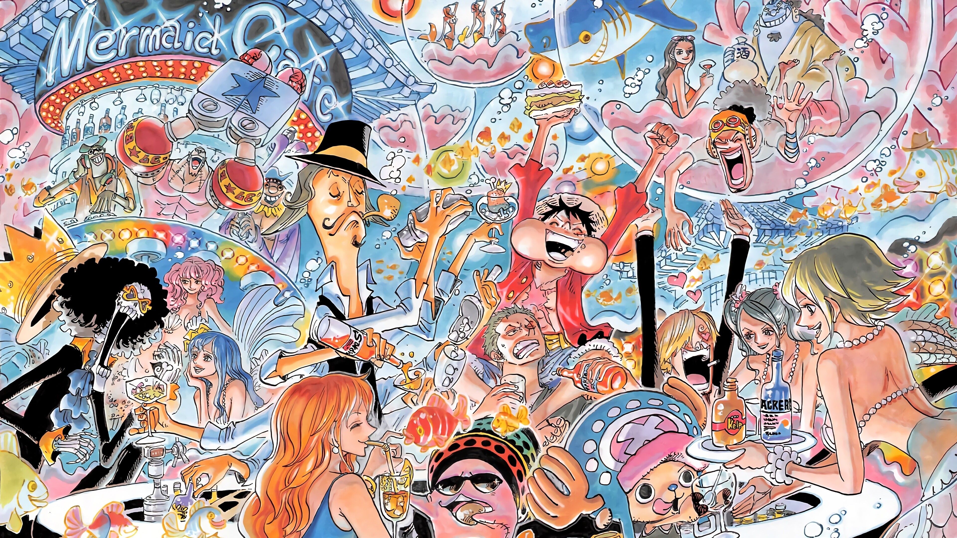 One Piece, Straw Hat Pirates, 4K Gallery HD Wallpaper