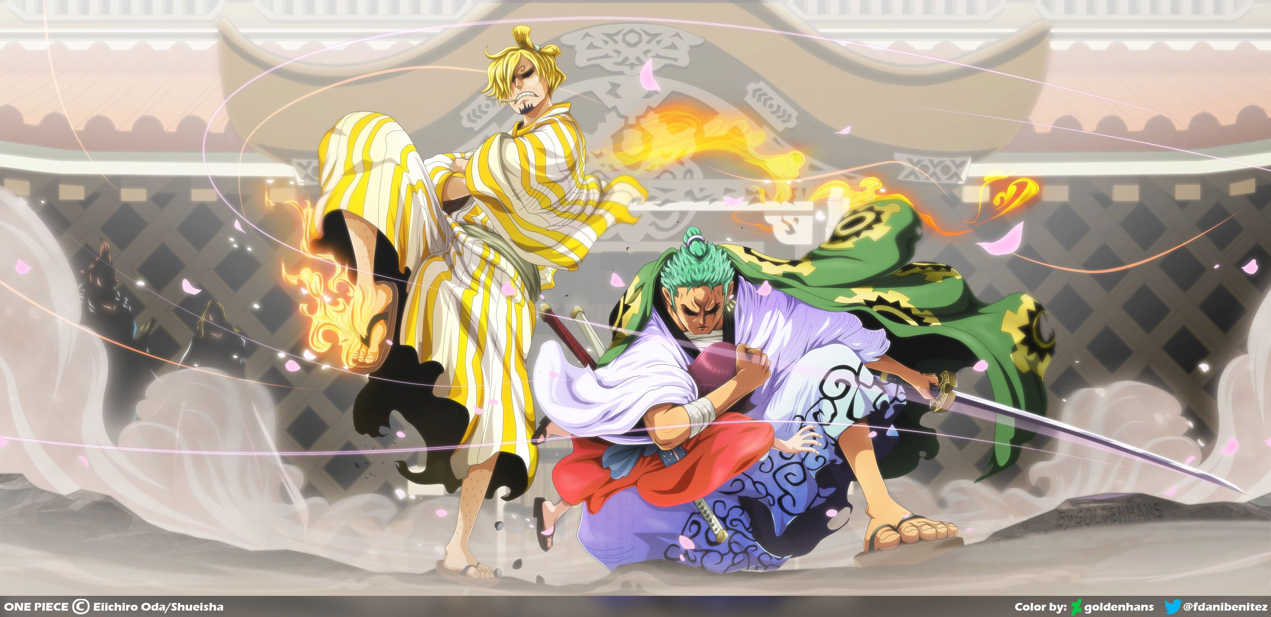 One Piece, Elbise Oda, Shushisha, Color by golgenhash - One Piece
