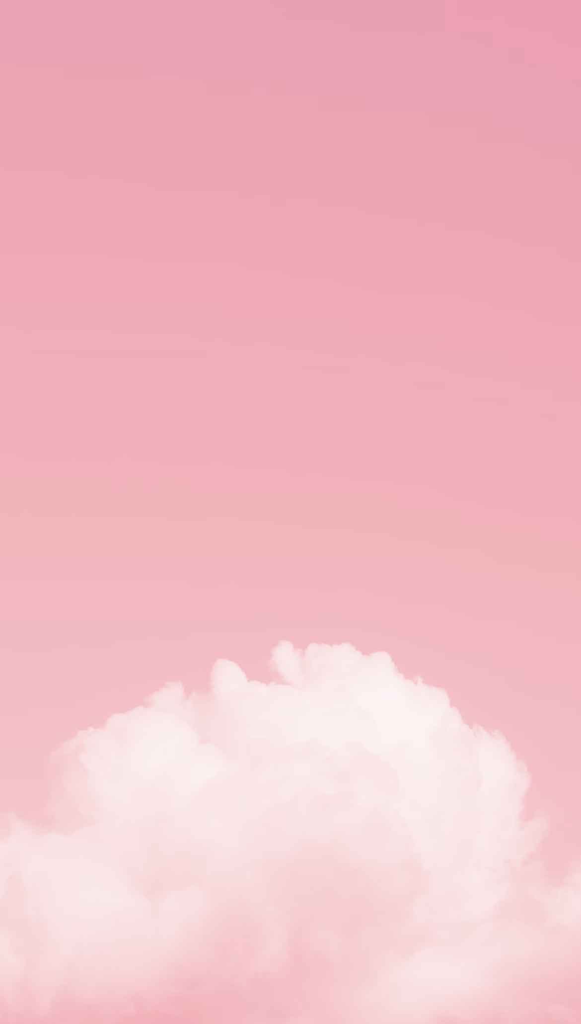 Pink Aesthetic Picture : Pink Fluffy Cloud Wallpaper
