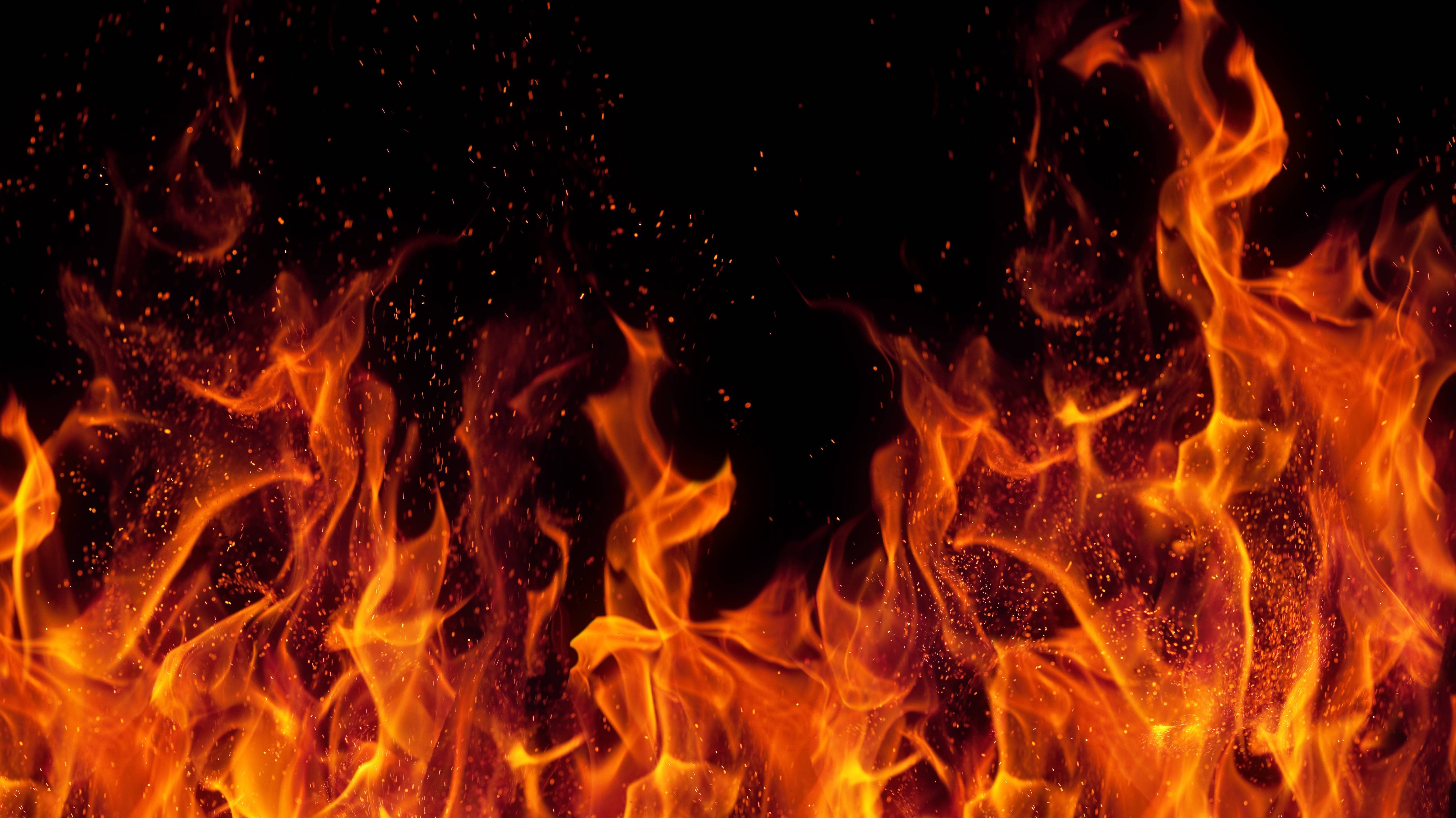 Red Fire 5k 5k HD 4k Wallpaper, Image, Background, Photo and Picture
