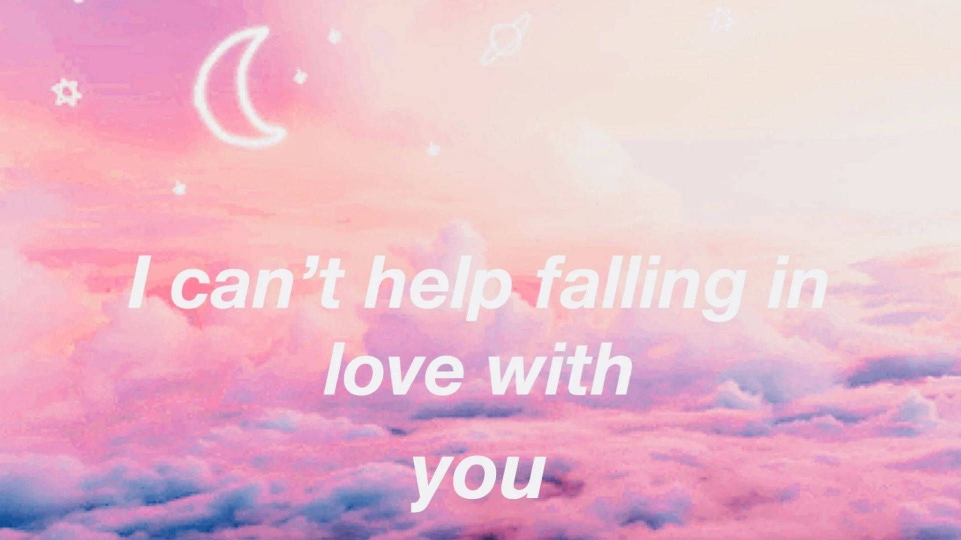 Download Can't Help Falling In Love Aesthetic Wallpaper
