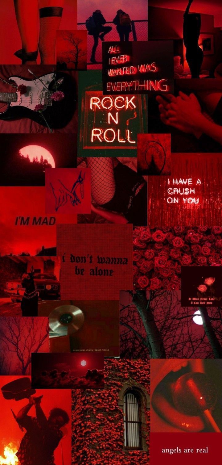 Red aesthetic wallpaper. Red and black wallpaper, Dark red wallpaper, Red aesthetic grunge