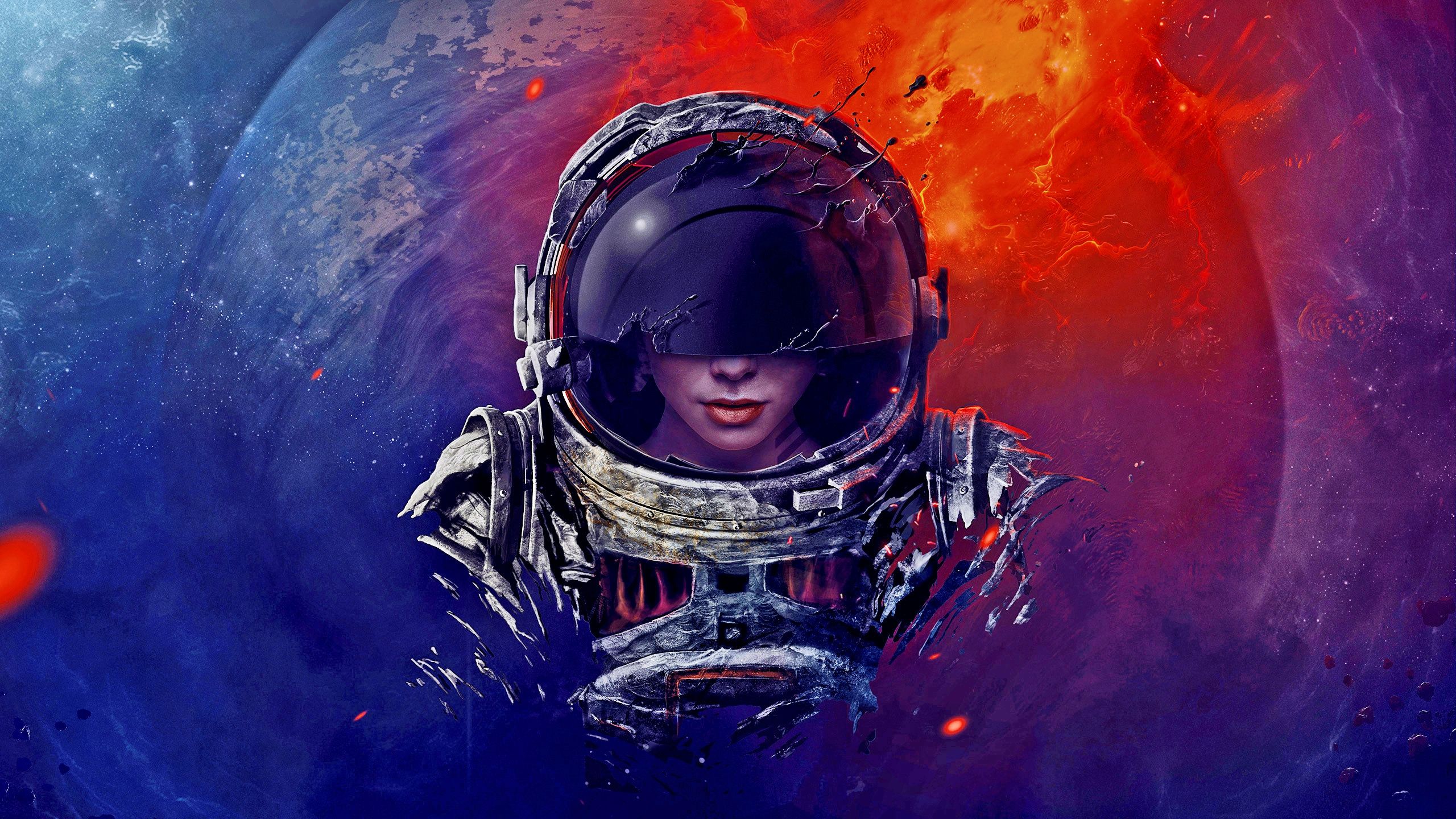 Aesthetic astronaut wallpaper 4k for desktop download free beautiful background images for your desktop, Powerpoint templates. - Astronaut