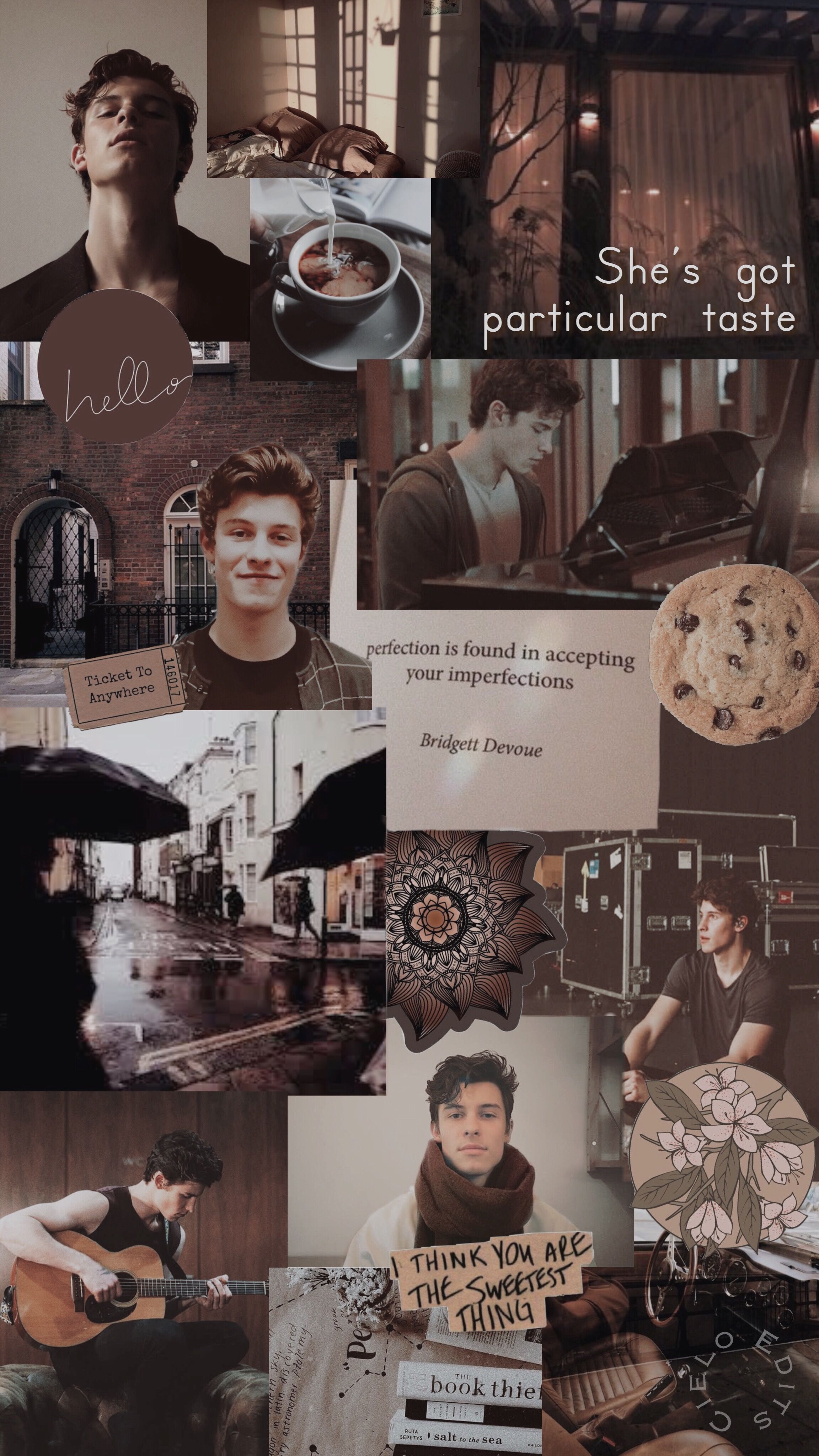 A collage of pictures with different people in them - Shawn Mendes