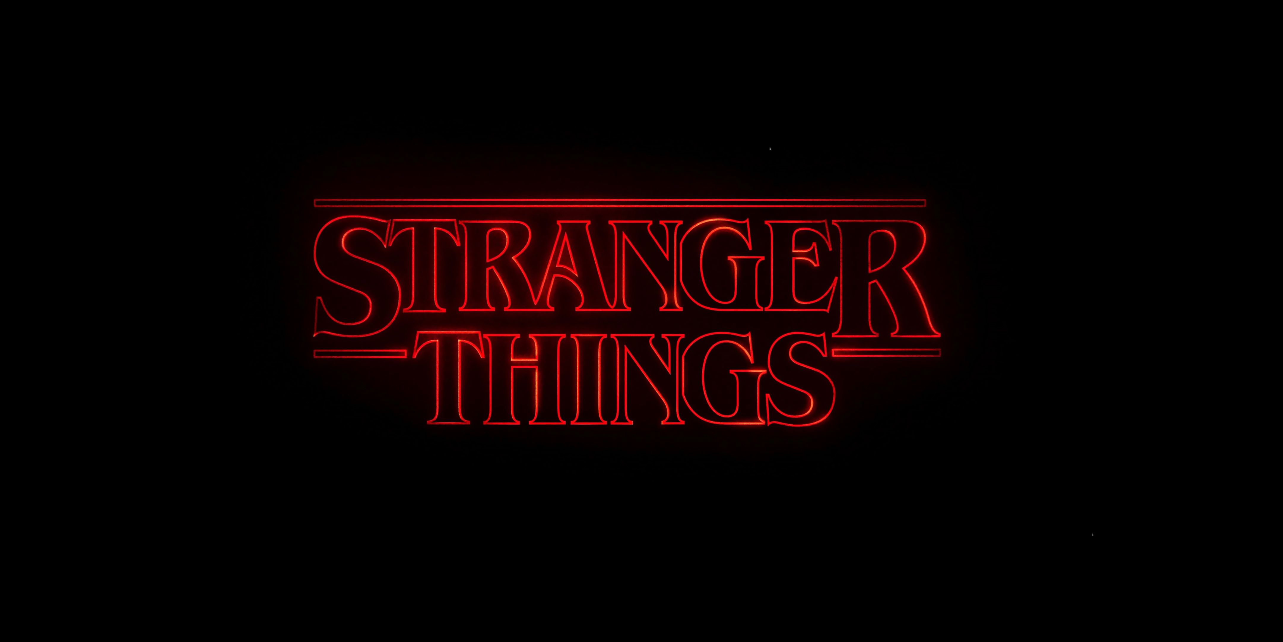 Stranger things logo wallpaper 1920x654 - Netflix