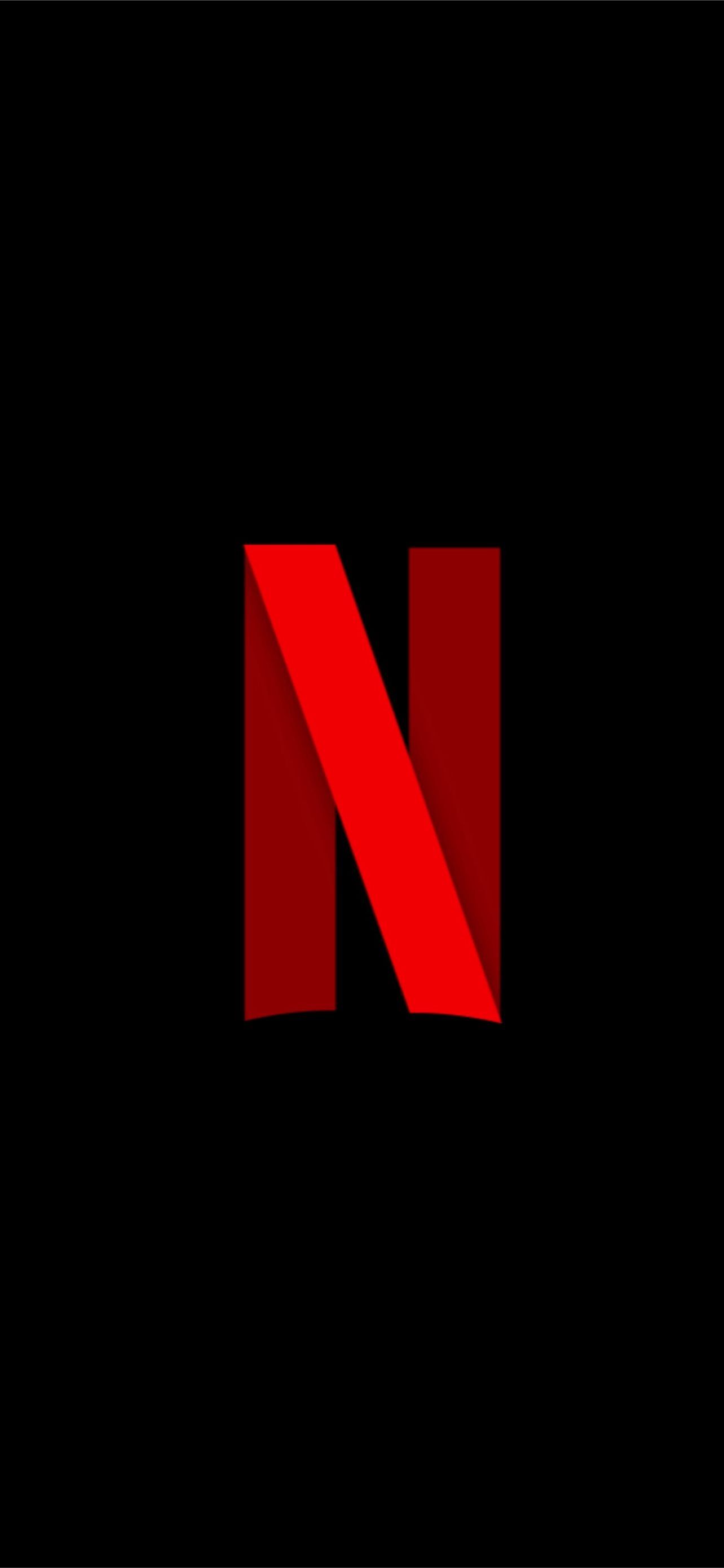 Netflix logo with the letter N in red against a black background - Netflix
