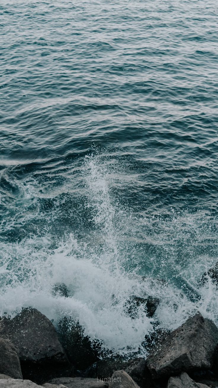 Wallpaper #aesthetic #minimalist #sea #waves #ocean. Обои фоны, Эстетика, Обои