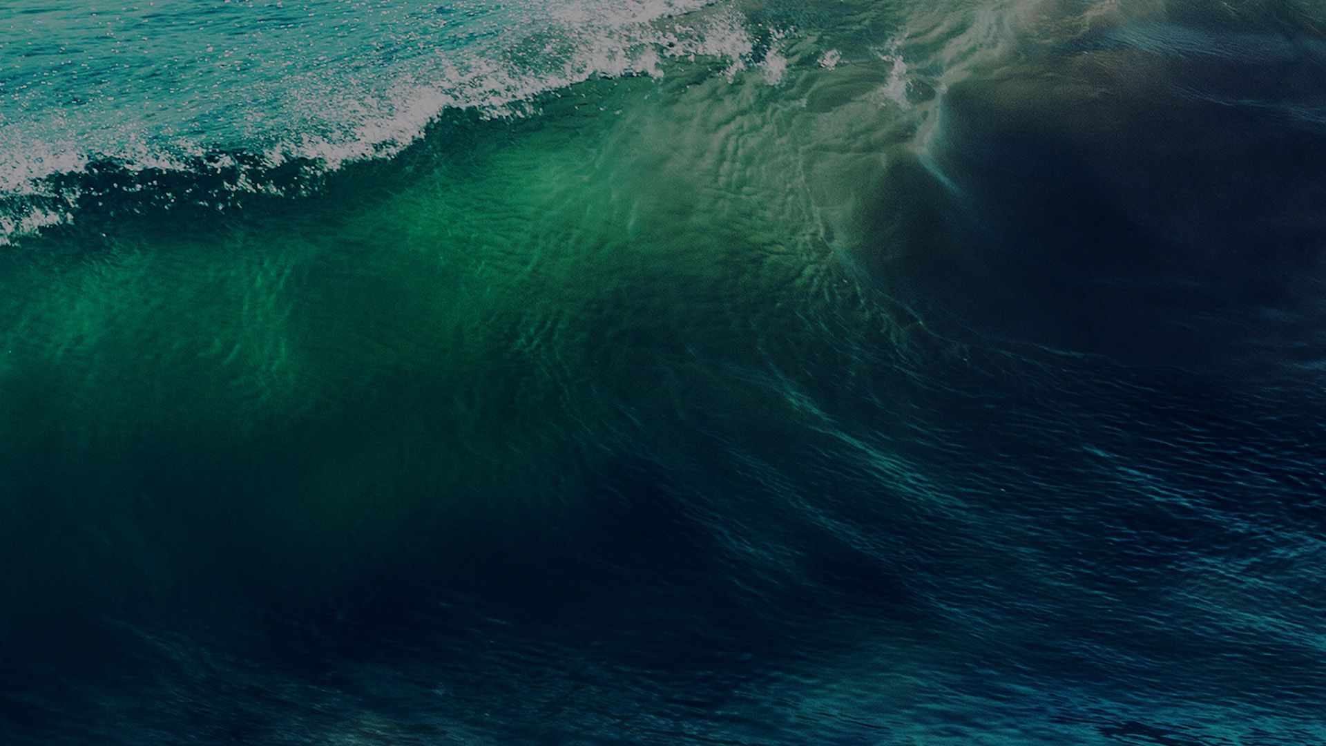 Wave Sea Ocean Summer Blue Dark Wallpaper