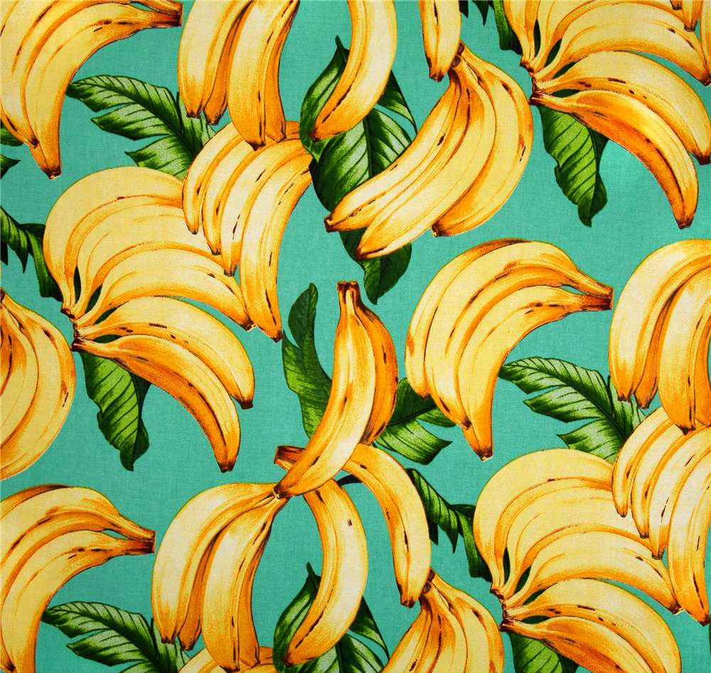 A fabric with bananas on it - Banana