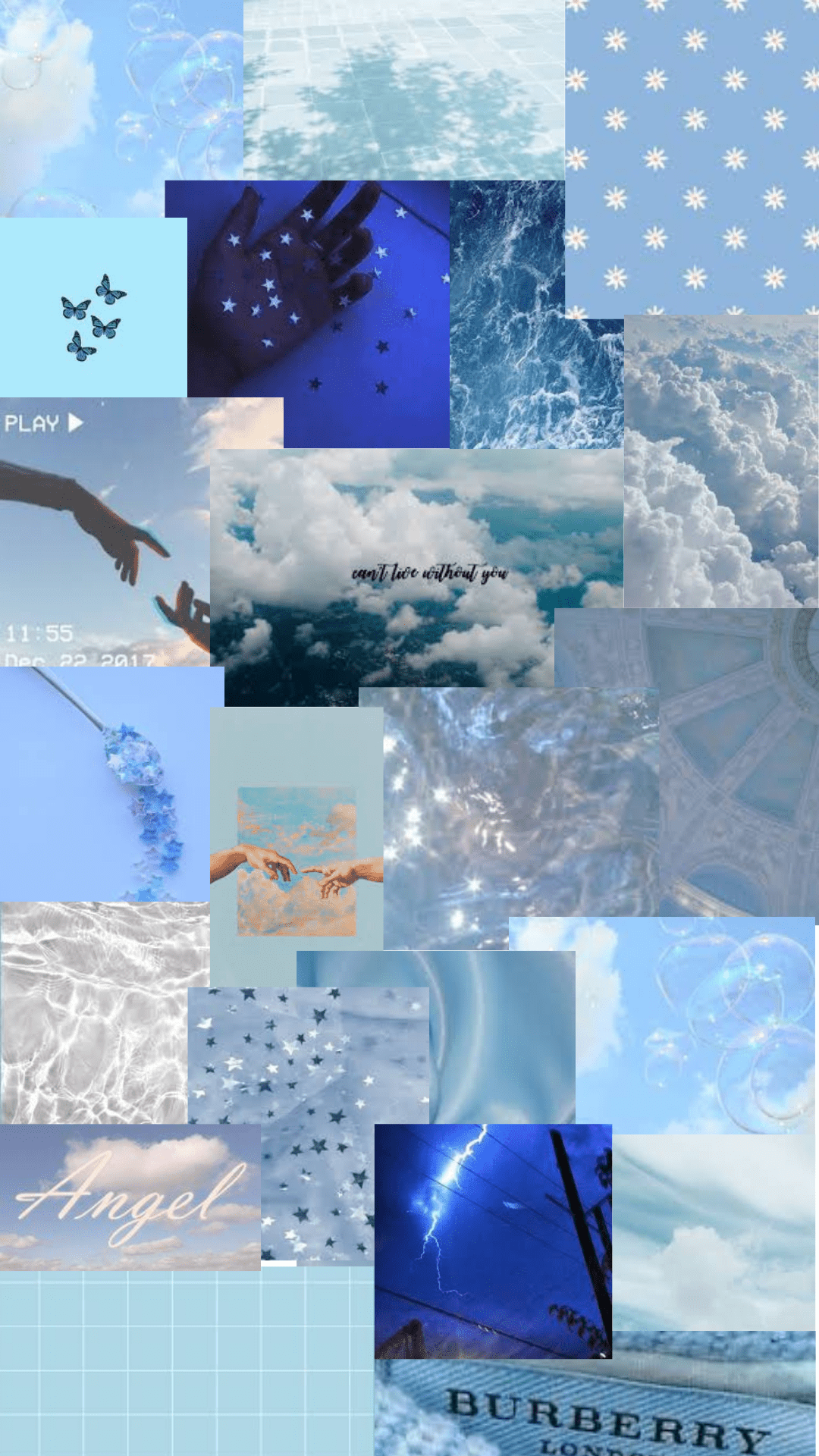 baby blue aesthetic collage wallpaper for phone ☾. Baby blue aesthetic, Blue aesthetic, Aesthetic iphone wallpaper