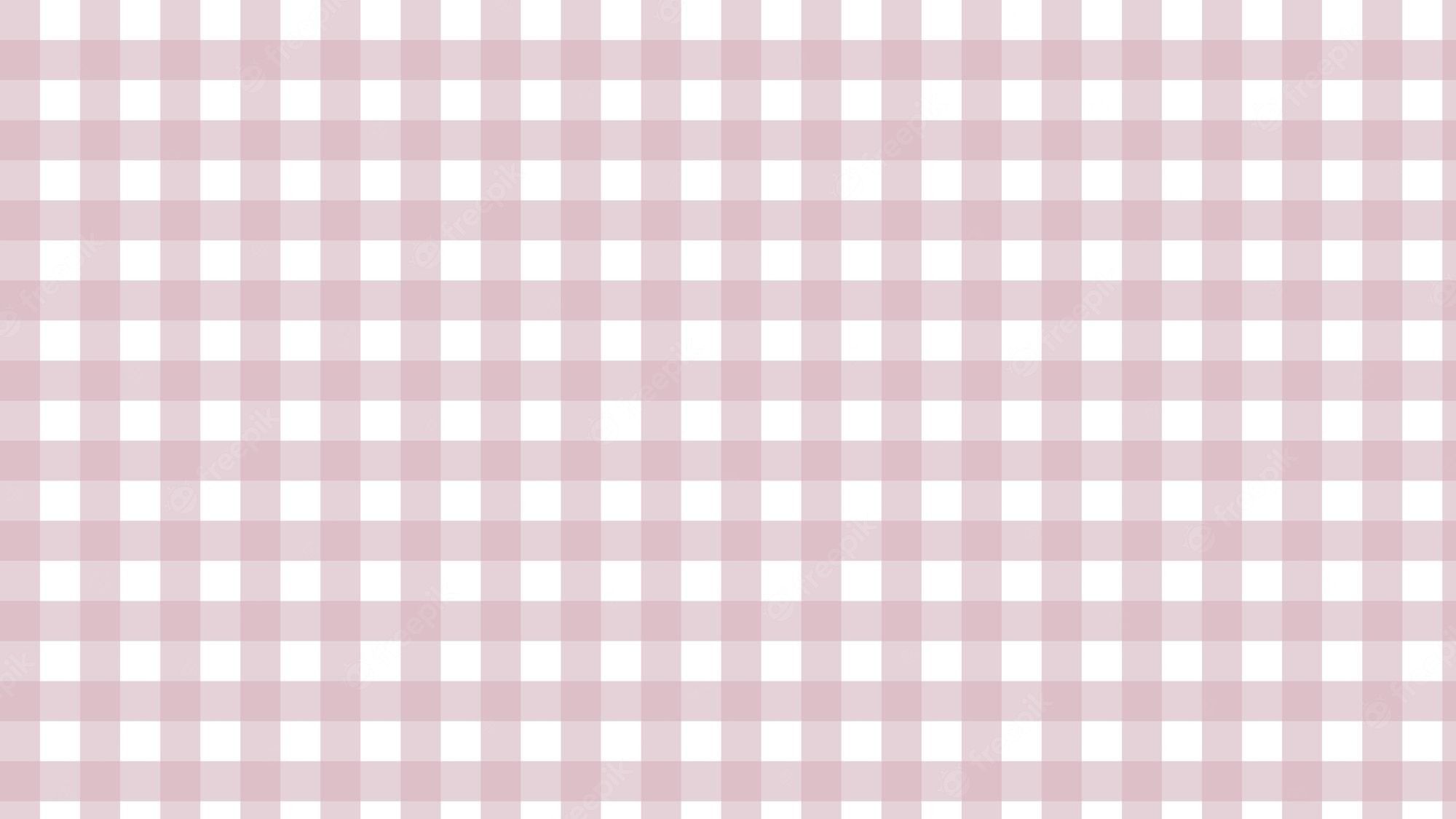 A pink and white checkered pattern - Pastel pink, cute pink