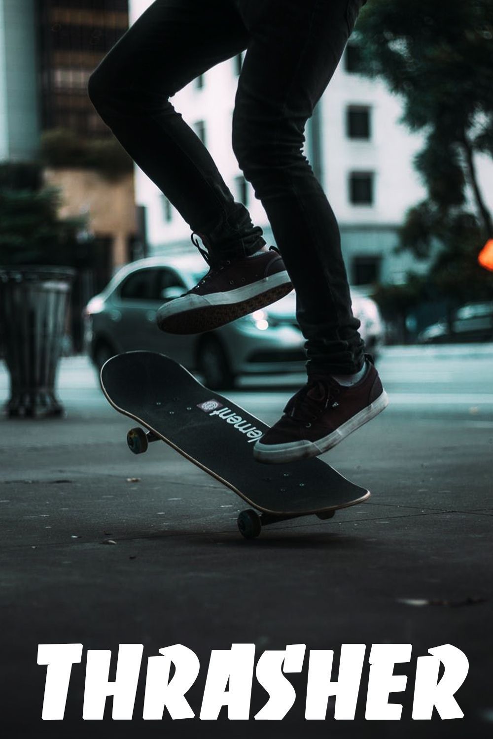 A man is doing tricks on his skateboard - Skate, skater