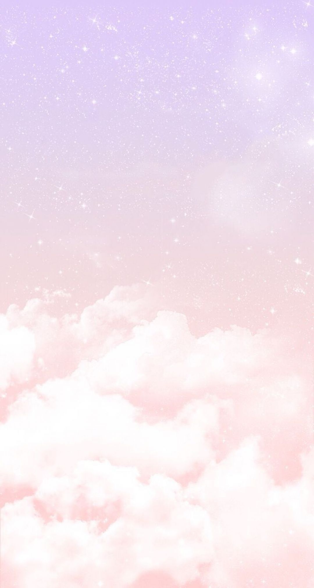 A pink and purple sky with clouds - Pastel pink, pastel