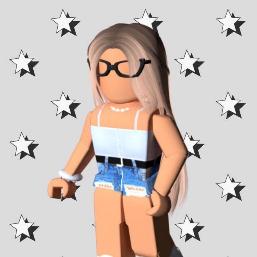 A Roblox character with light brown hair, glasses, and a white tank top. - Roblox