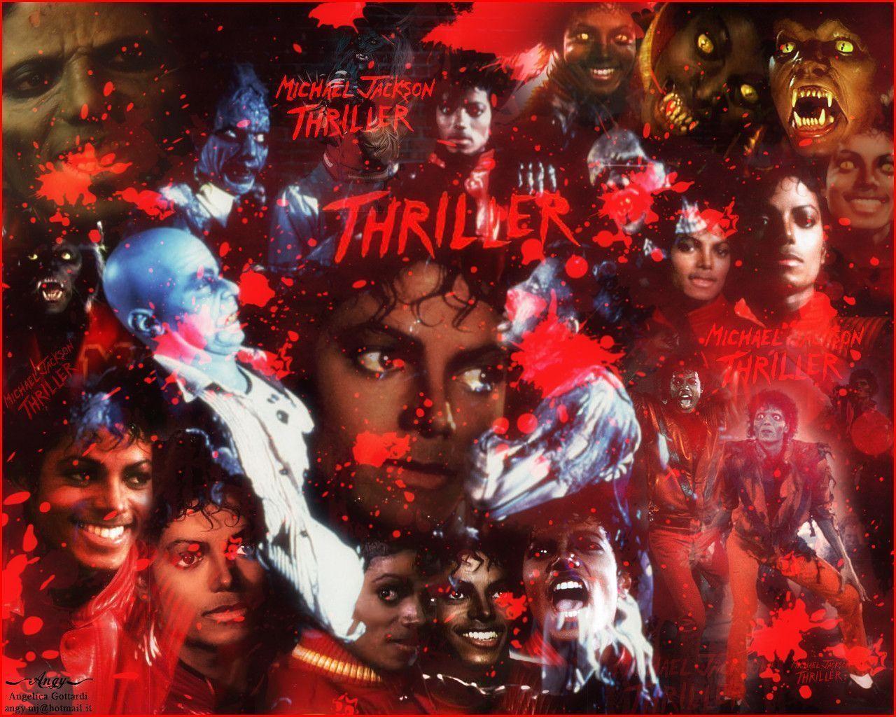 A poster for the movie thriller - Michael Jackson