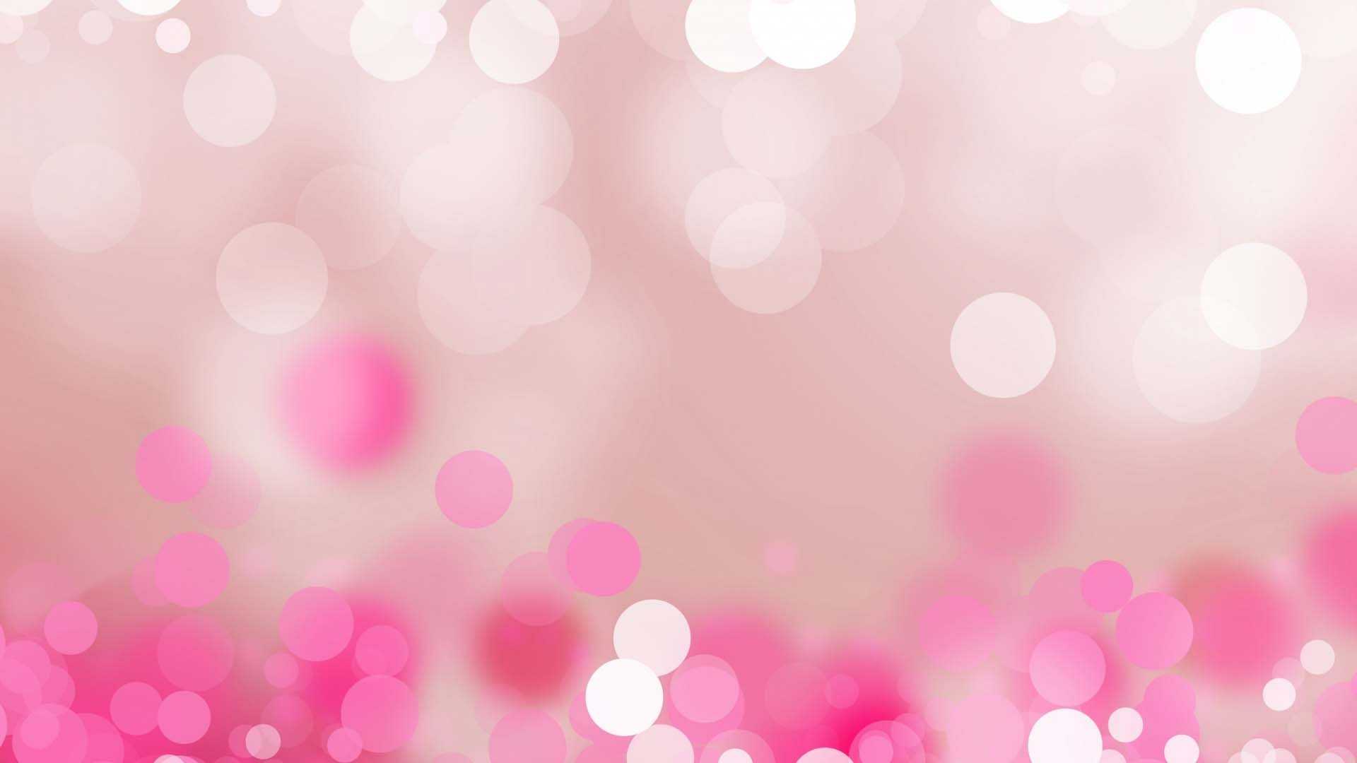 A pink background with white dots - Pastel pink, cute pink, hot pink, soft pink, light pink, glitter