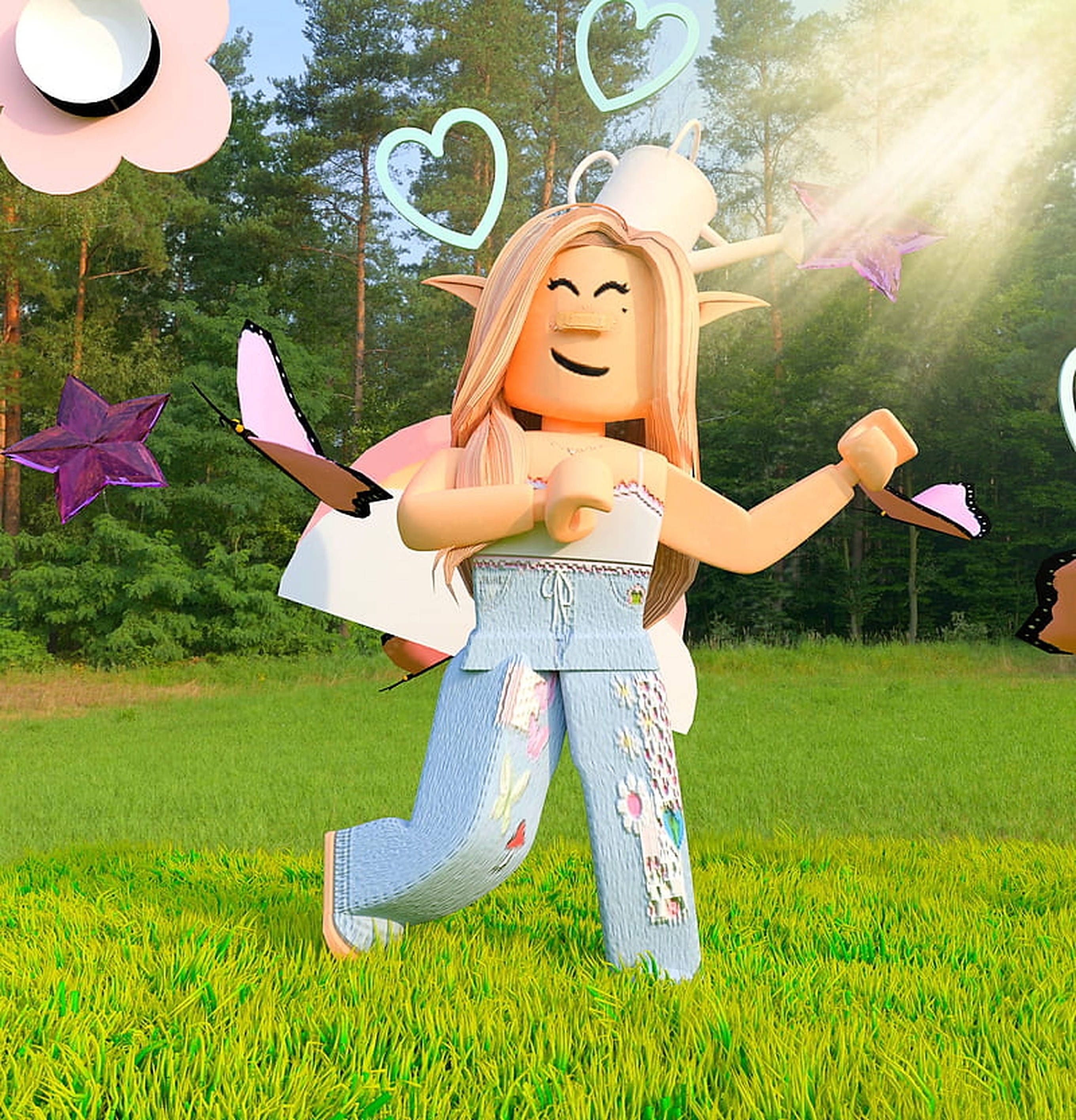 Download Aesthetic Roblox Girl Outfit Wallpaper