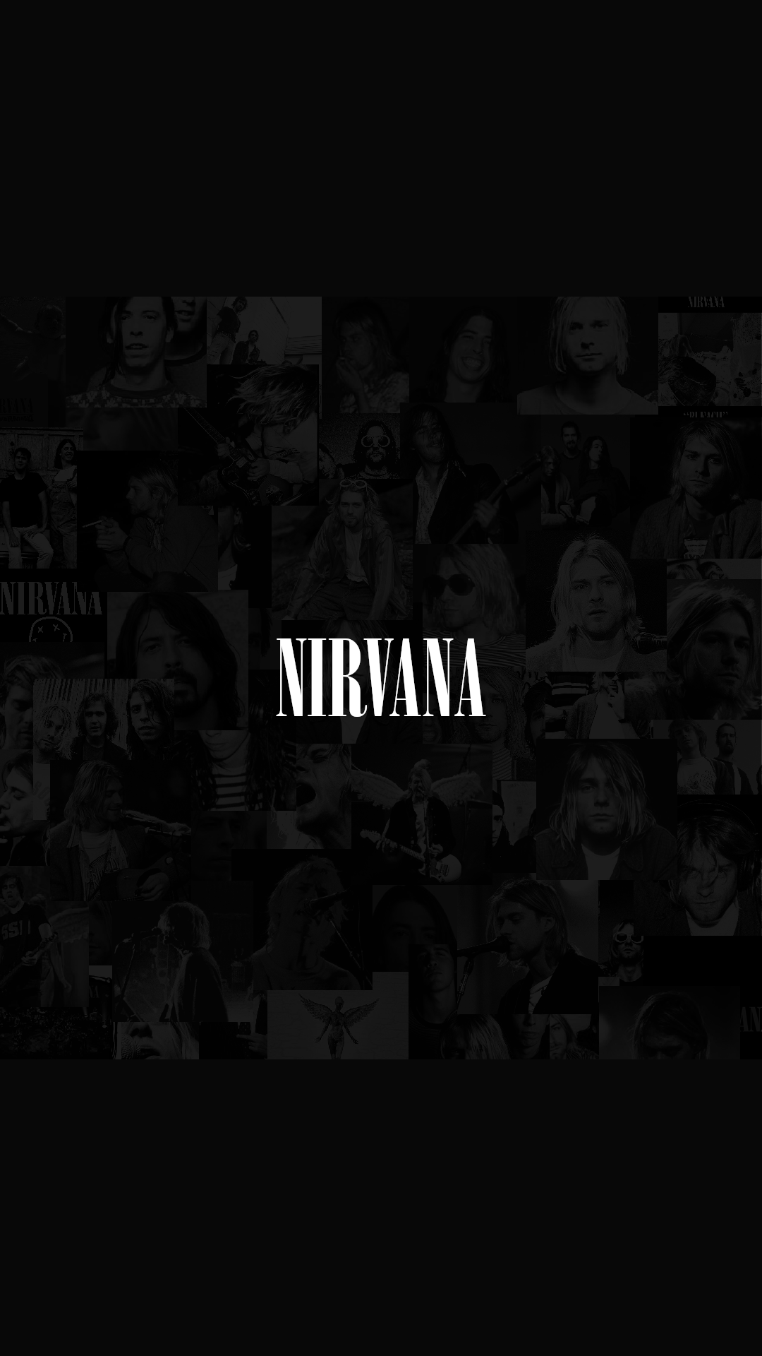 A Nirvana wallpaper I made (16: 21: 4: 9: 9:18 and 9:21 included + 1:1 with and without logo, dm to request ratios)