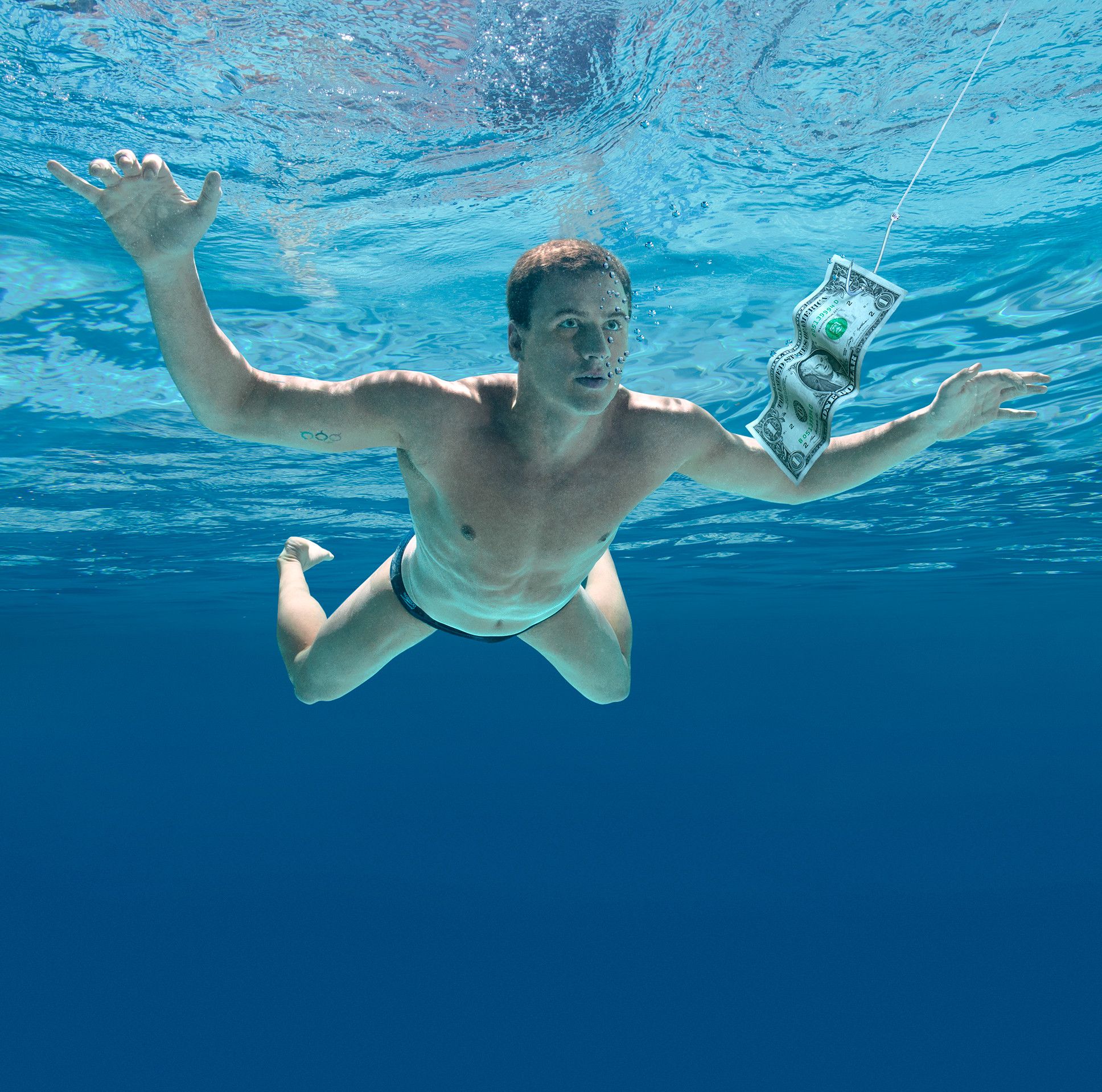 Ryan Lochte Re Creates Nirvana's Nevermind