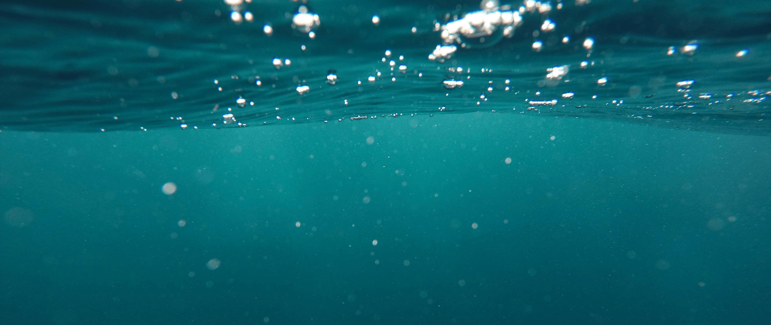 A person is swimming under water - Underwater