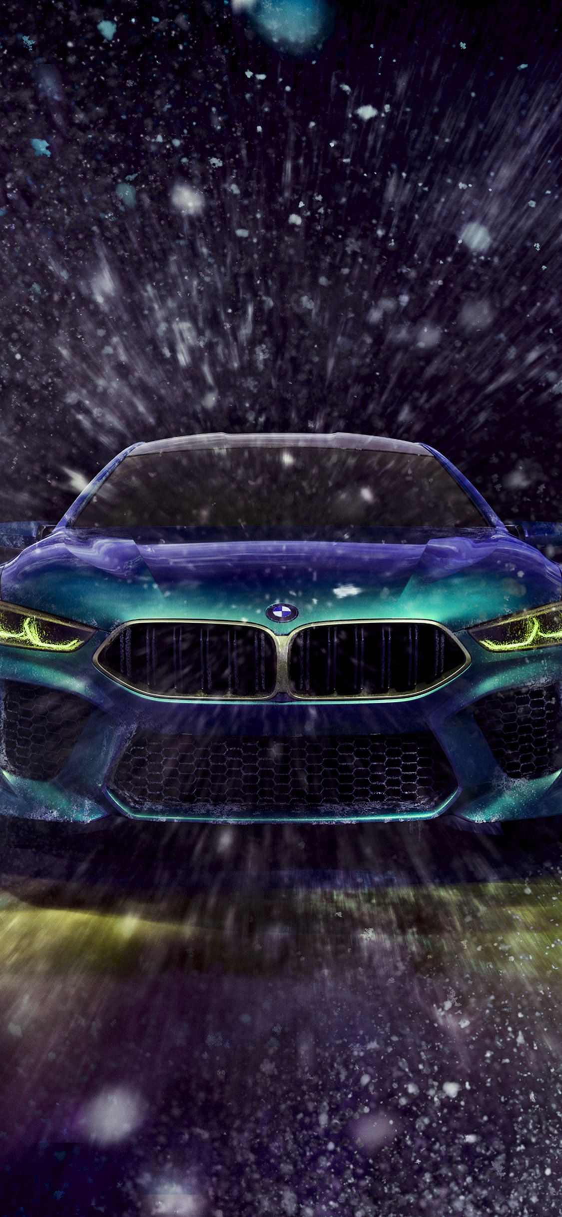 BMW M8 Gran Coupe wallpaper for iPhone and Android - BMW