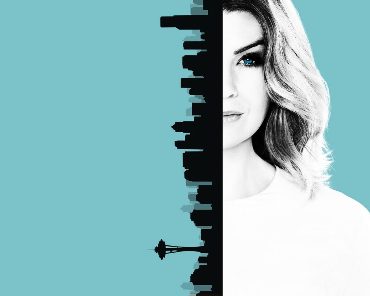 Desktop Wallpaper Grey's Anatomy, Ellen Pompeo, Tv Show, Poster, HD Image, Picture, Background, F71874