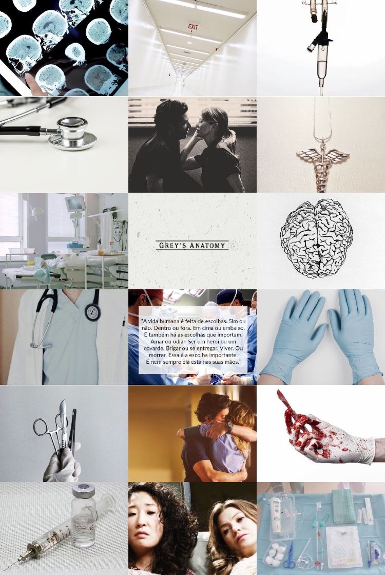 Grey's Anatomy Aesthetic. Анатомия страсти, Медицина, Доктор